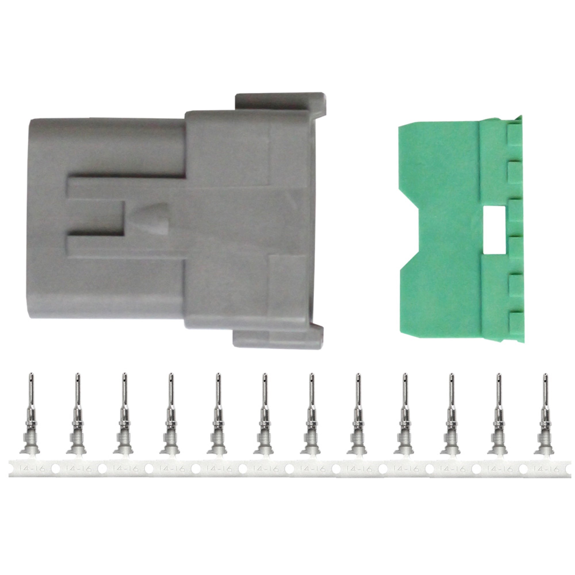 Pacer Dt Deutsch Receptacle Repair Kit 14-18 Awg (12