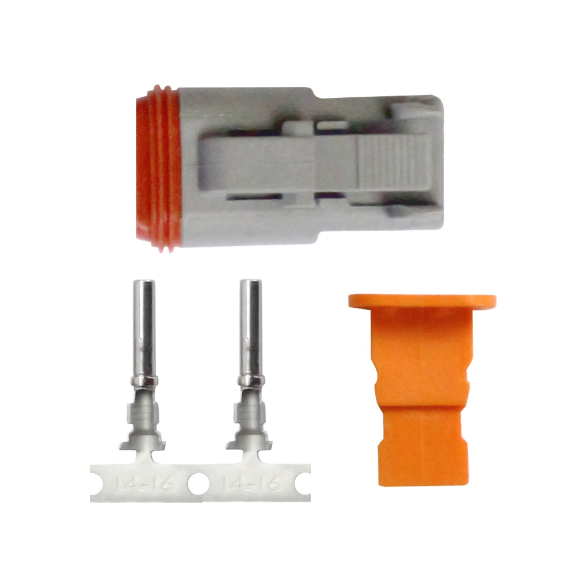 Pacer Dt Deutsch Plug Repair Kit 14-18 Awg (2 Position)