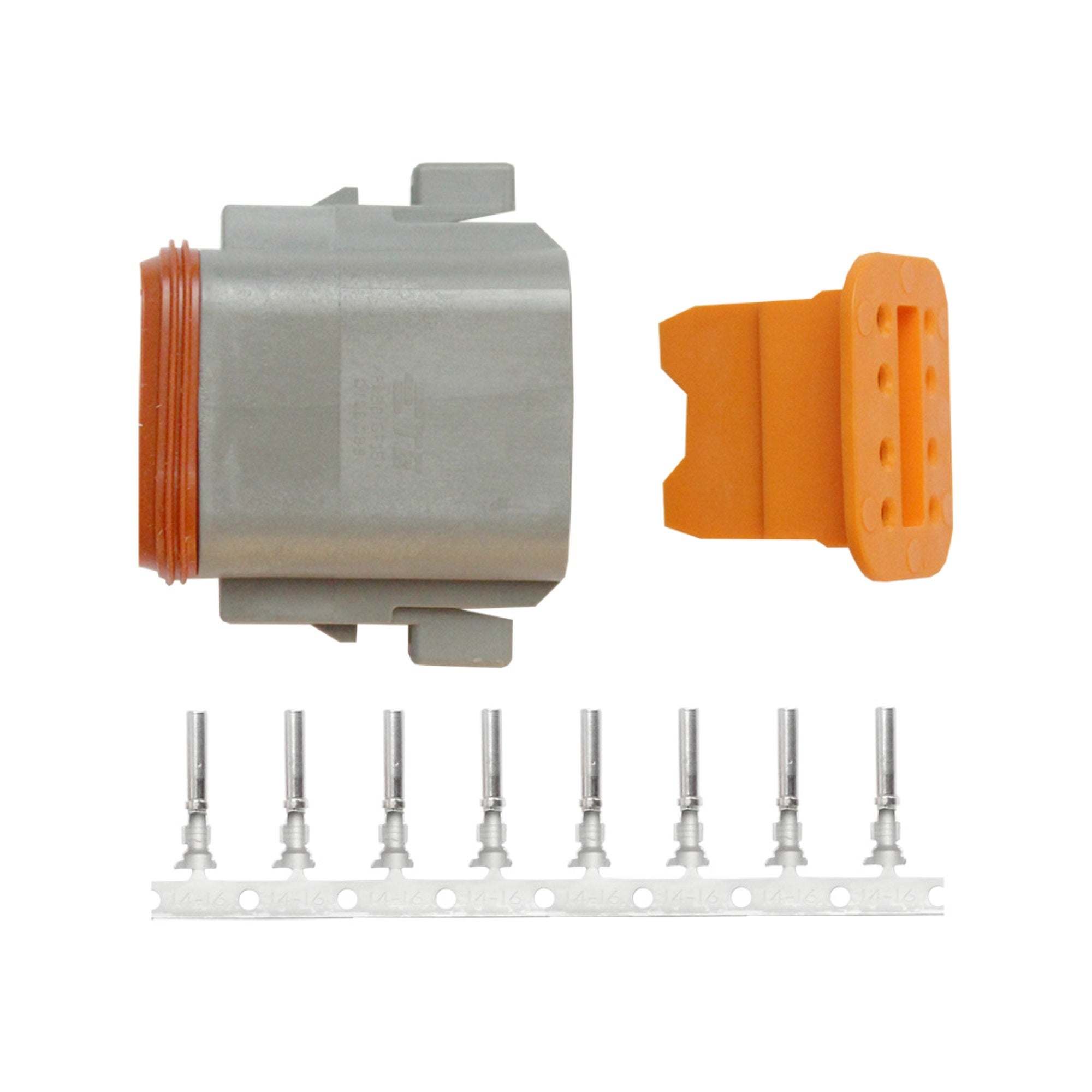 Pacer Dt Deutsch Plug Repair Kit 14-18 Awg (8 Position)