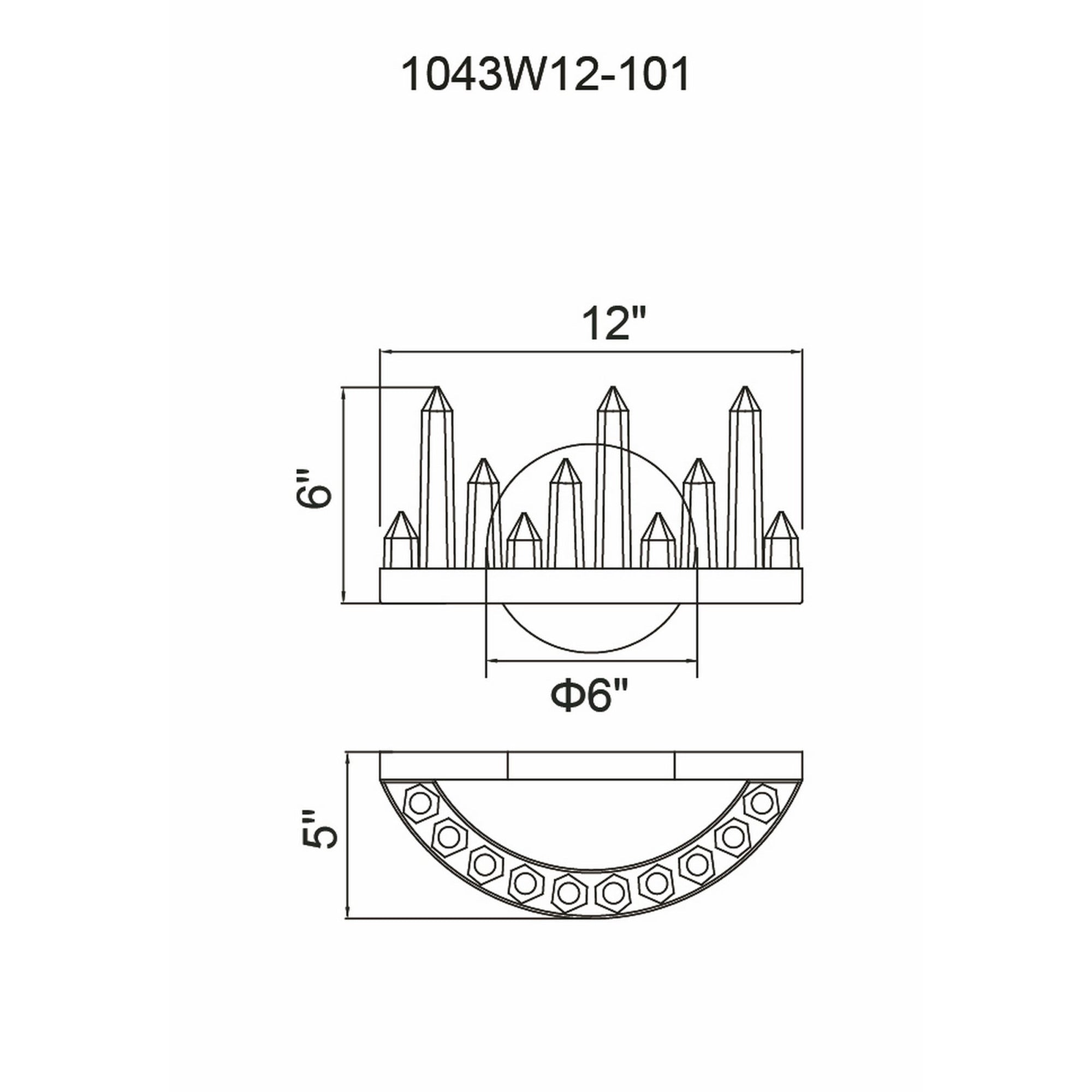 Led Wall Sconce With Black Finish