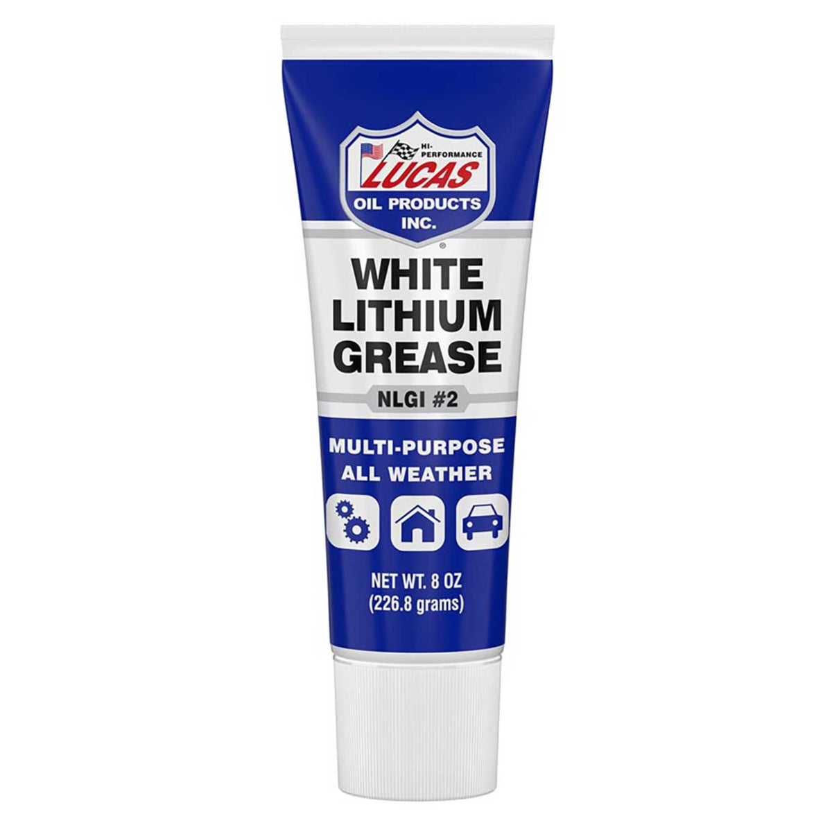 Lucas Oil White Lithium Grease - 8 Oz Tube