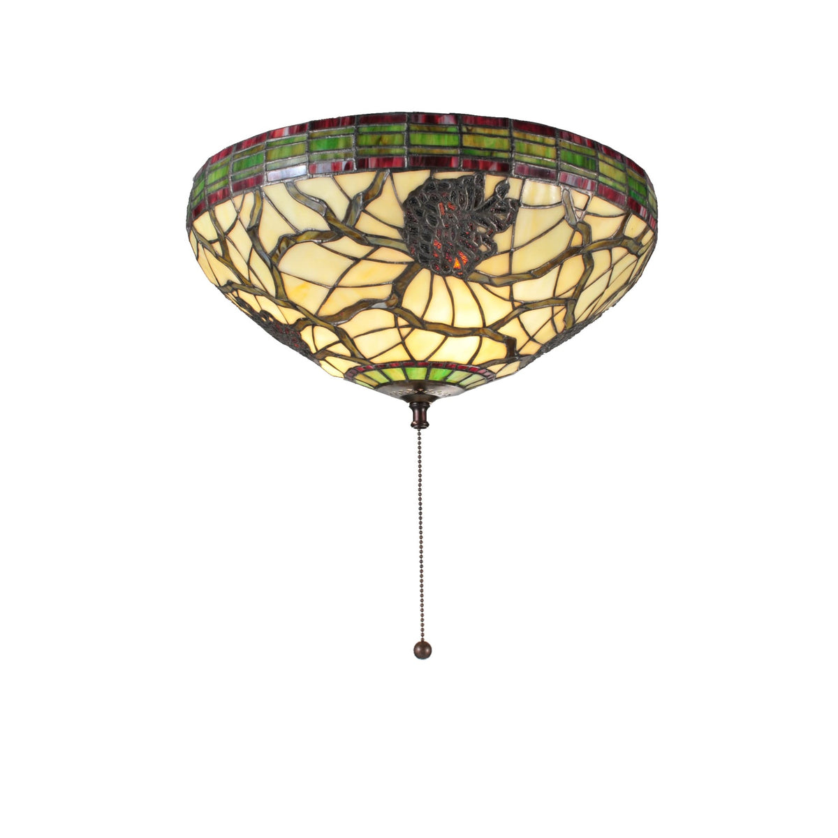 16'W Pinecone Dome Flush Mount