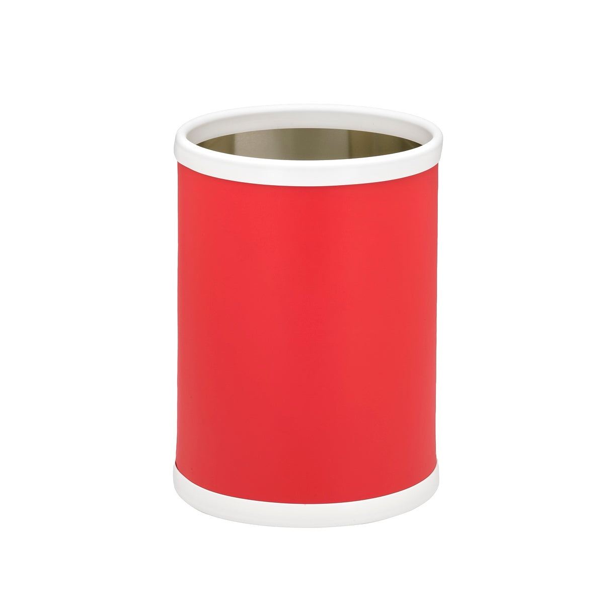 Red 10.75 Inches Rd. Waste Basket