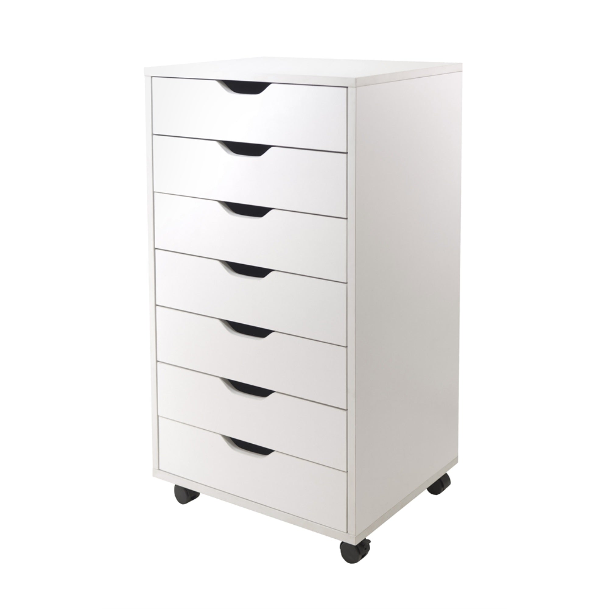 Halifax Cabinet for Closet / Office, 7 Drawers, White