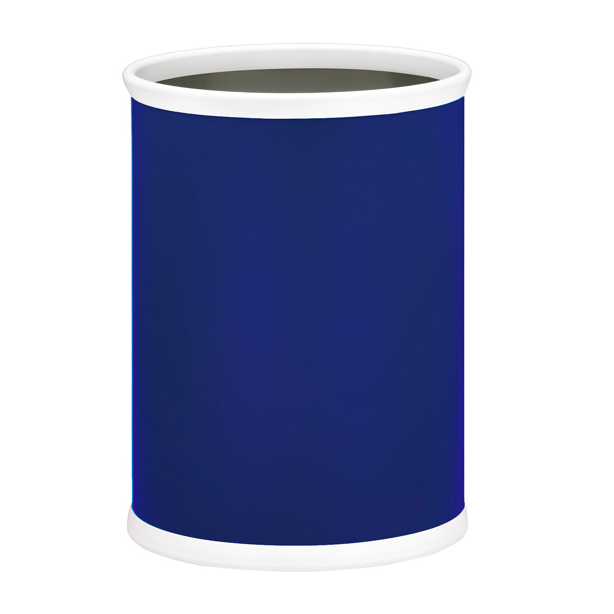 Royal Blue 14 Inches Oval Waste Basket