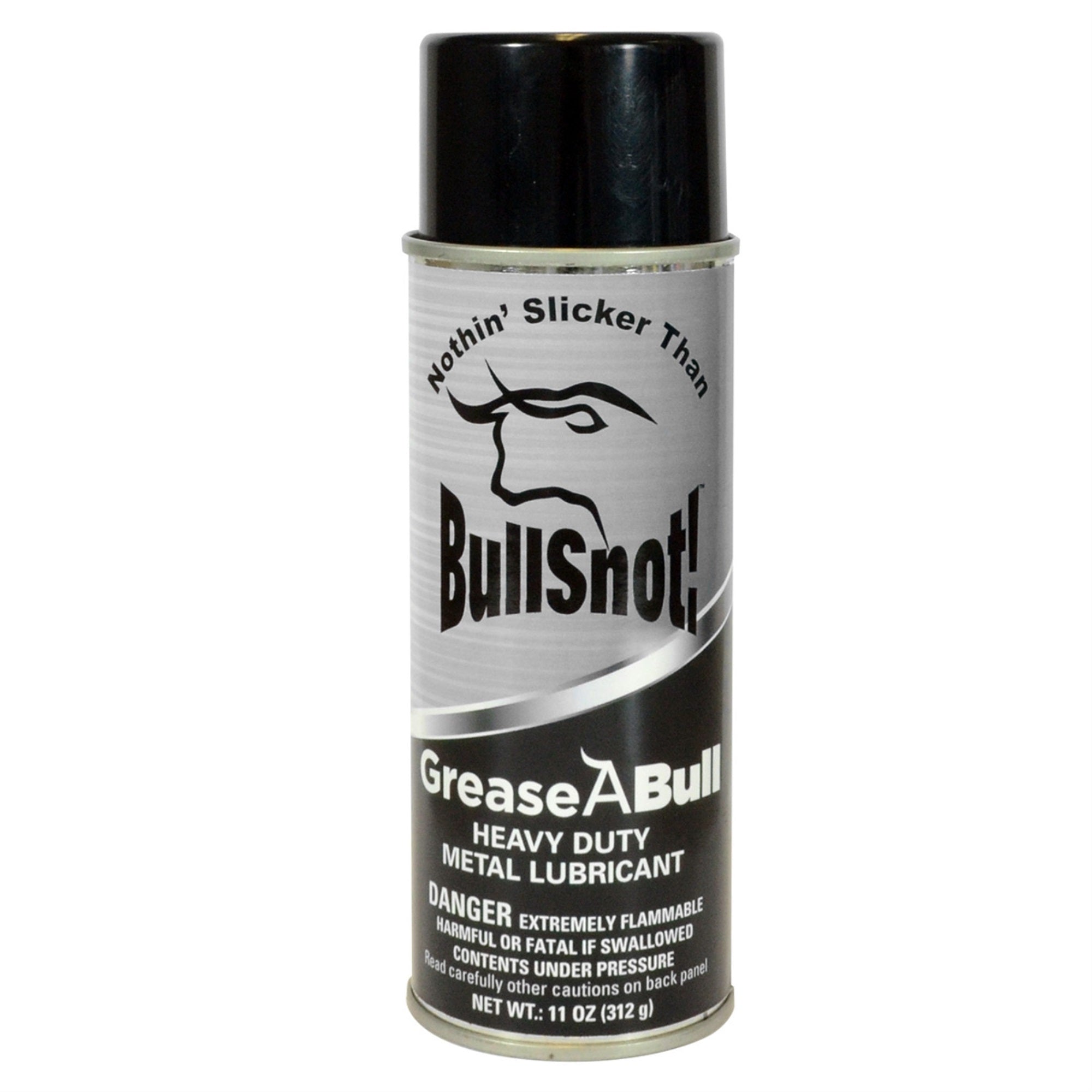 Bullsnot 10899005 Greaseabull Spray Grease Metal Lubricant White Grease Spray Water-Resistant 11Oz