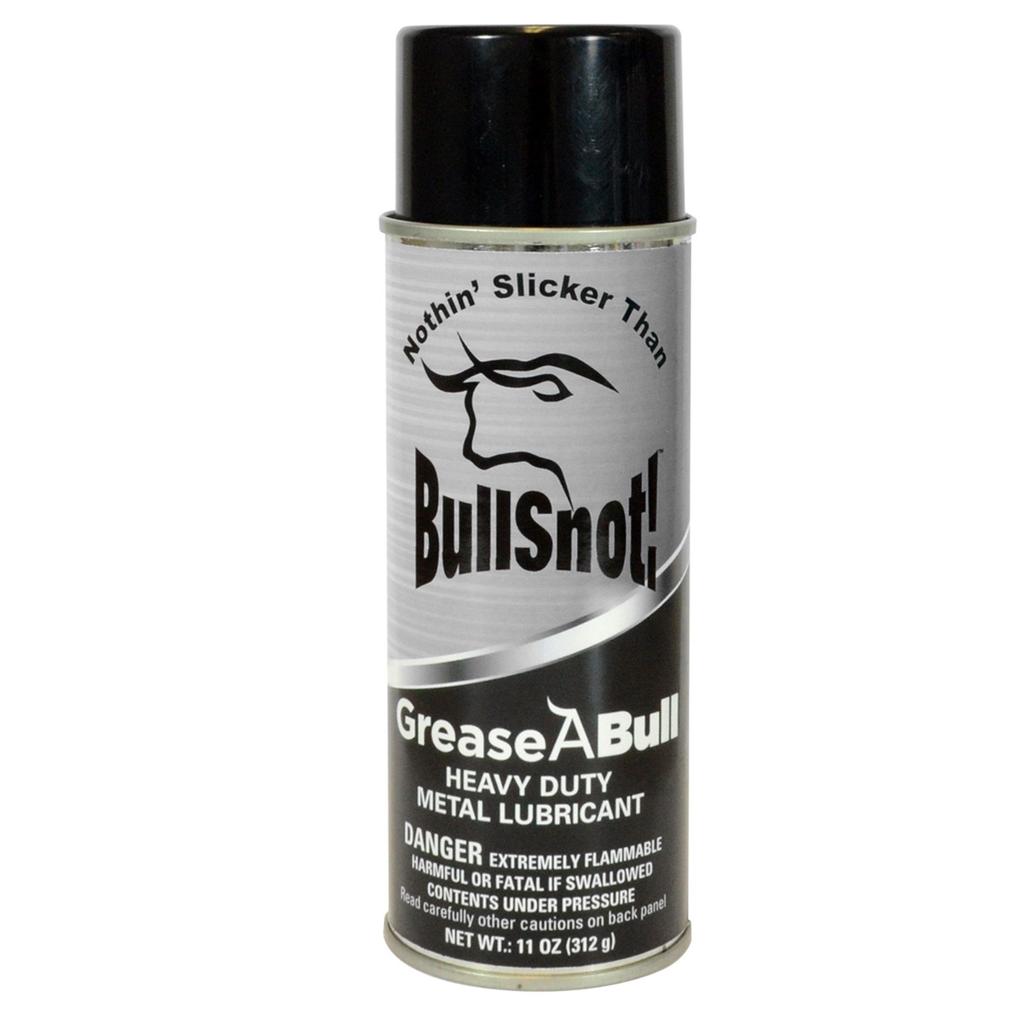 Bullsnot 10899016 Greaseabull Spray Grease Metal Lubricant White Grease Spray Water-Resistant 11Oz