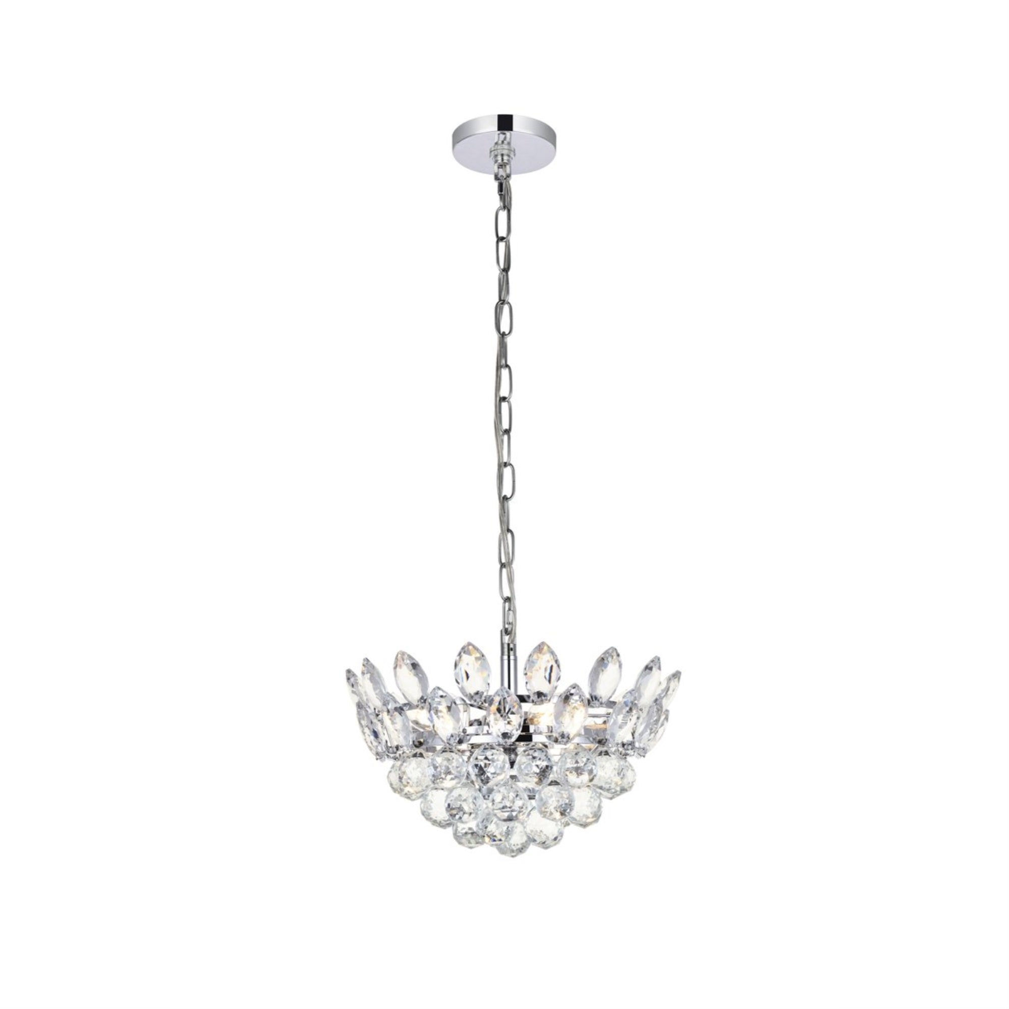 Emilia 14 Inch Pendant In Chrome