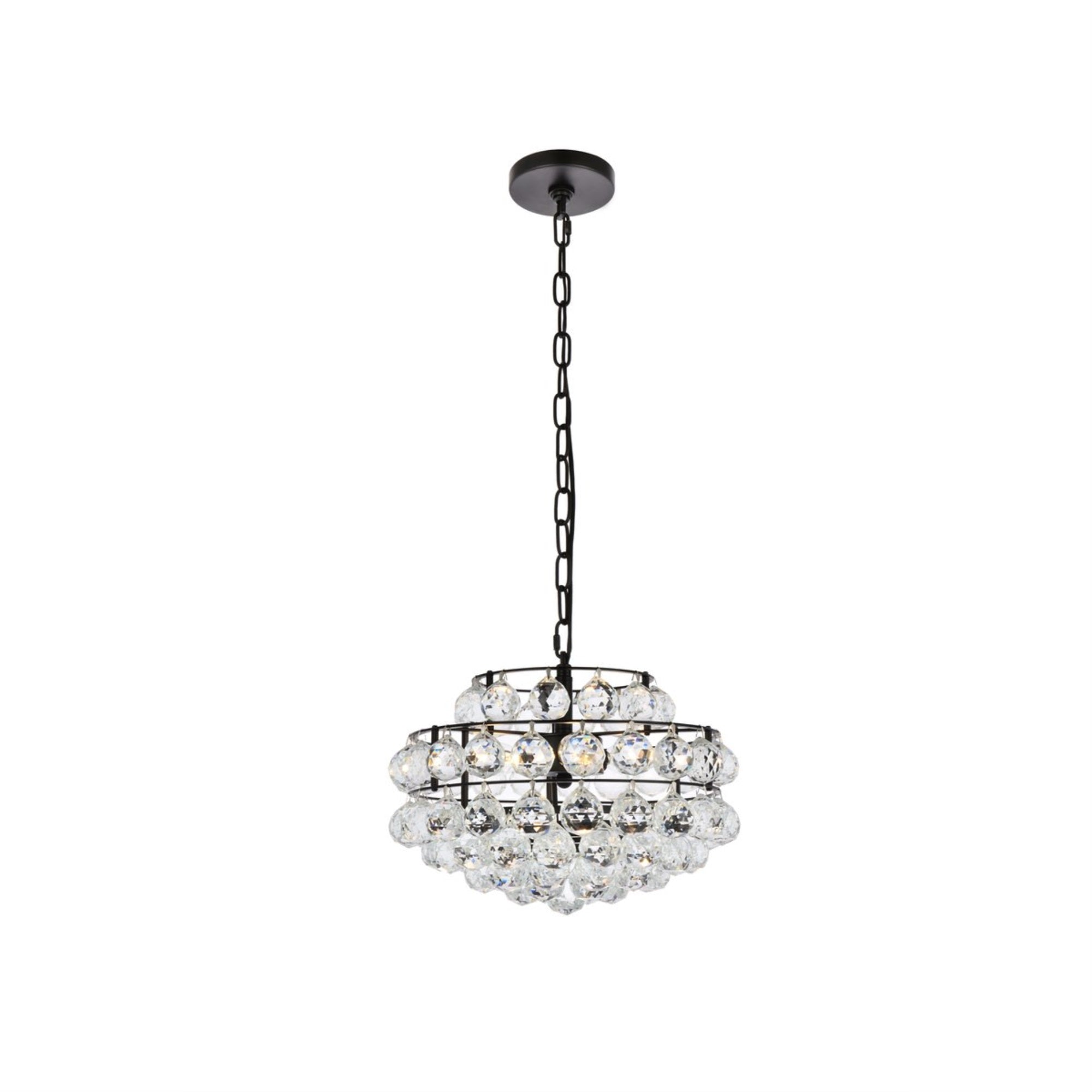 Savannah 14 Inch Pendant In Black