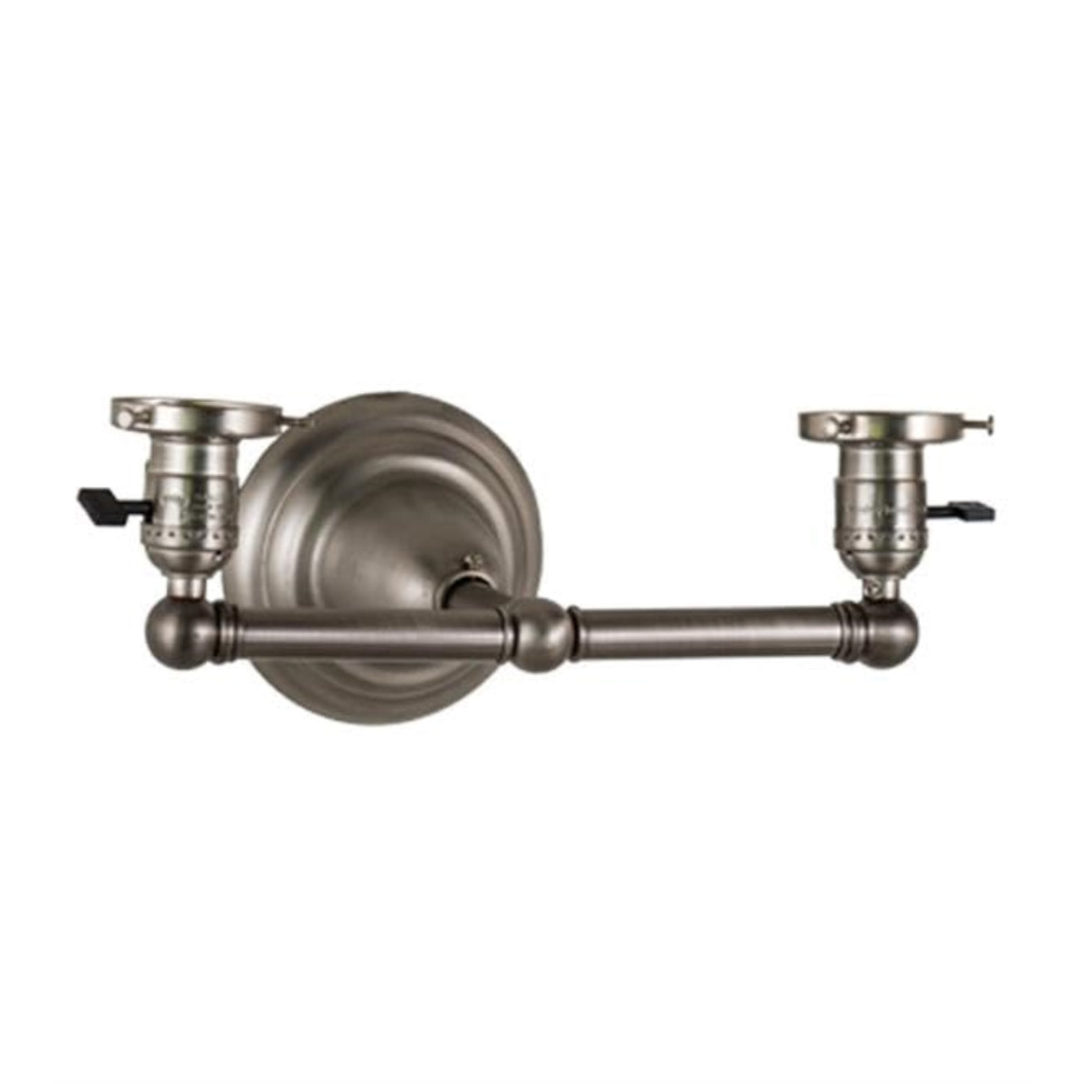 13' Wide Revival Nickel 2 Light Wall Sconce Hardware