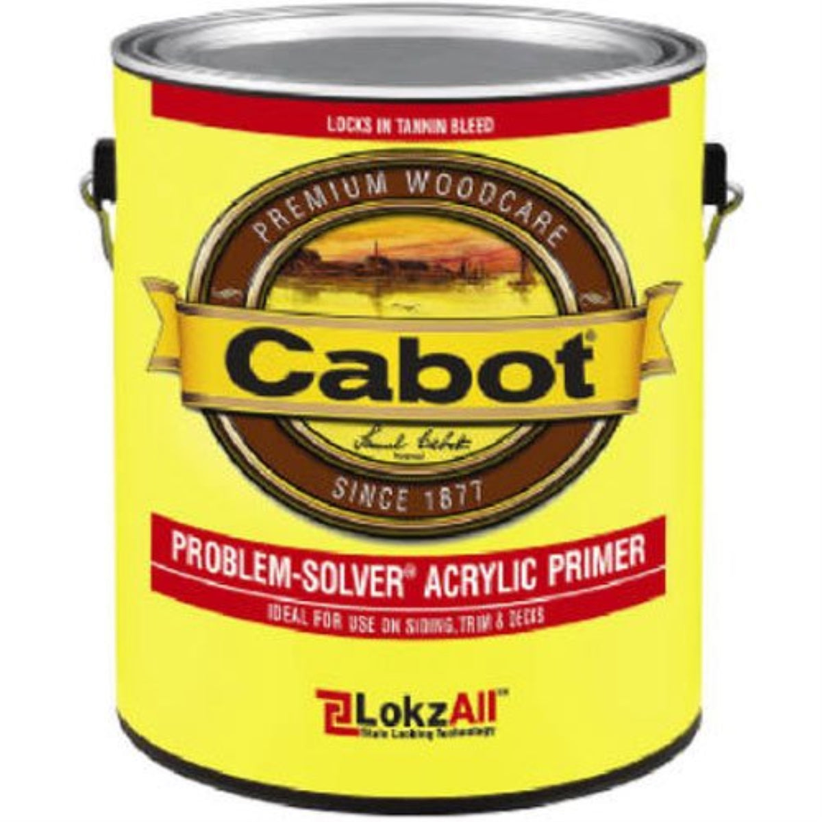 1111715 Primr Acryl Probsol Whgl Cabot Acrylic Primer White Acrylic Primer 1 Gal (Pack Of 4)