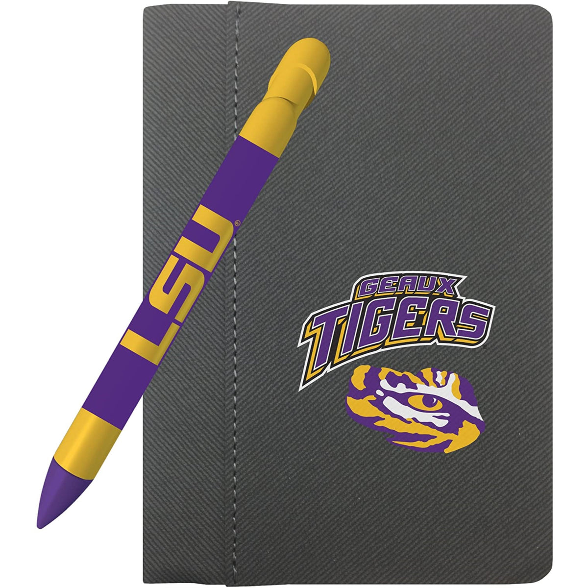 Greeting Pen Lsu Tigers 4 X 6 Notebook And 1 Rotating Message Pen Set ...