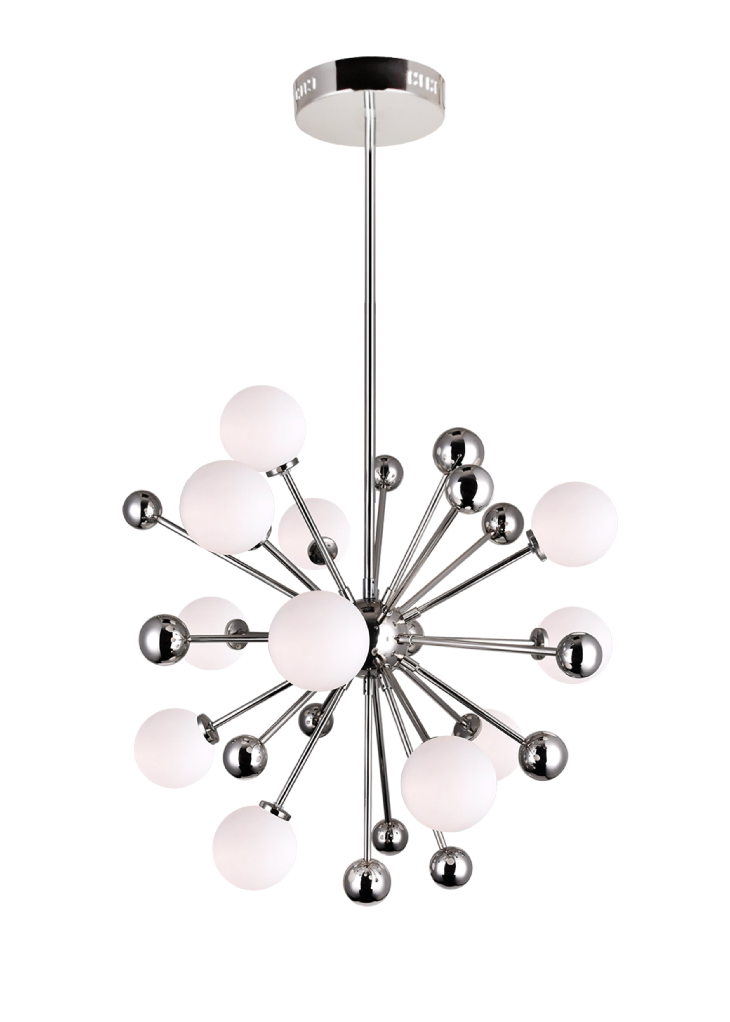 11 Light Chandelier With Polished Nickel Finish