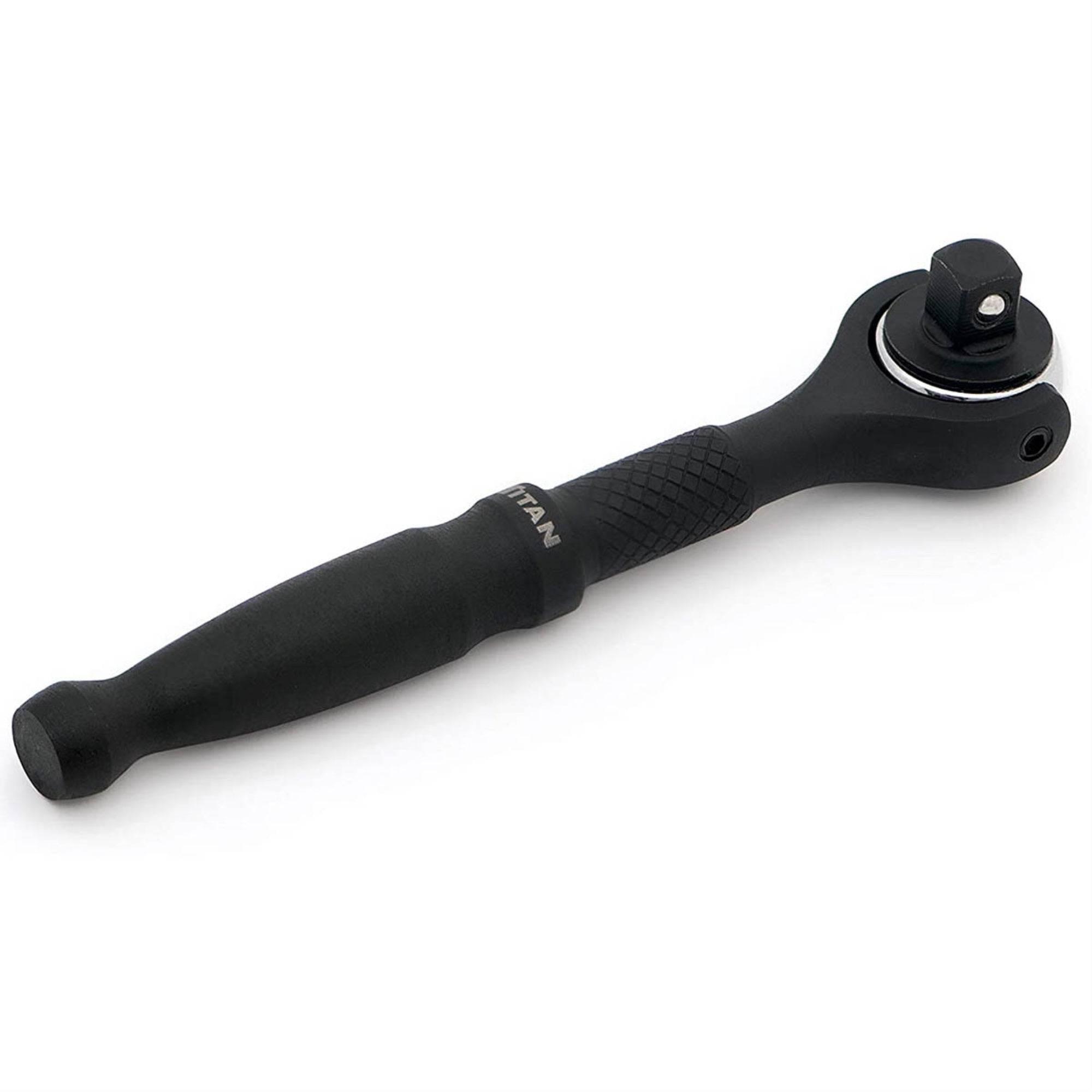Titan 1/4' Drive - Swivel Head Micro Ratchet - Black