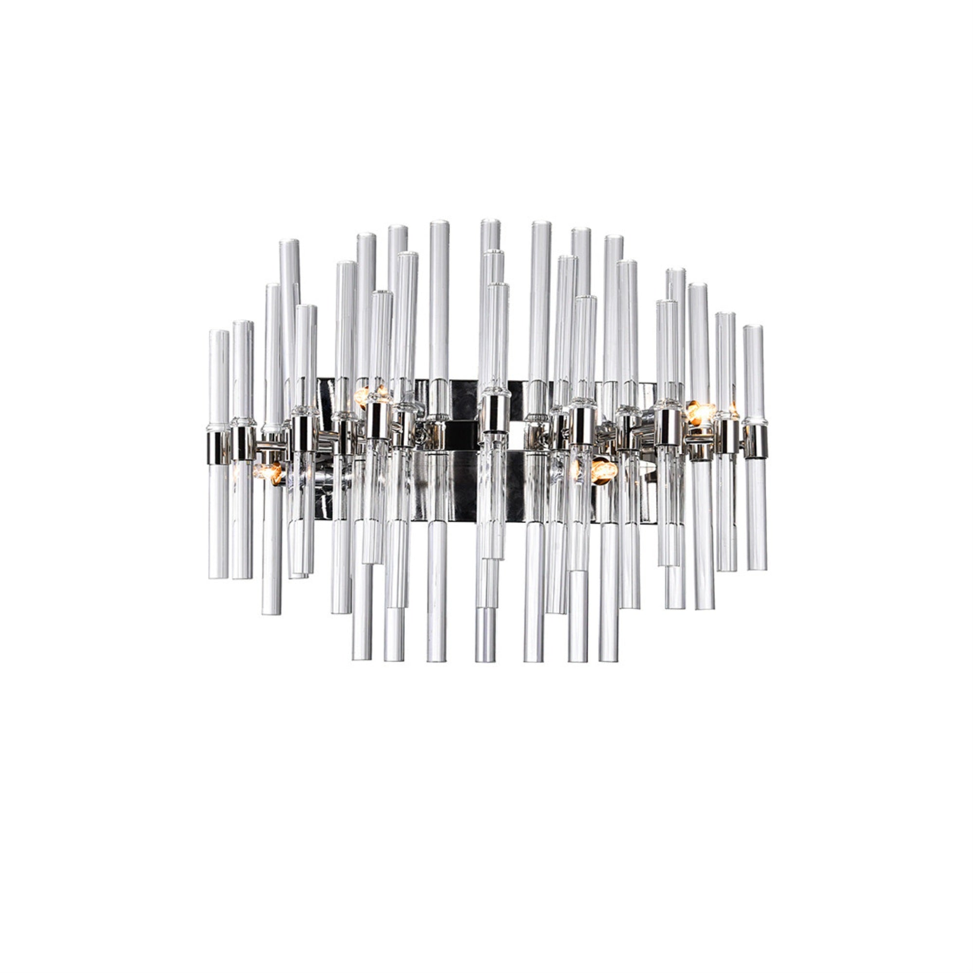 4 Light Vanity Light With Polished Nickel Finish