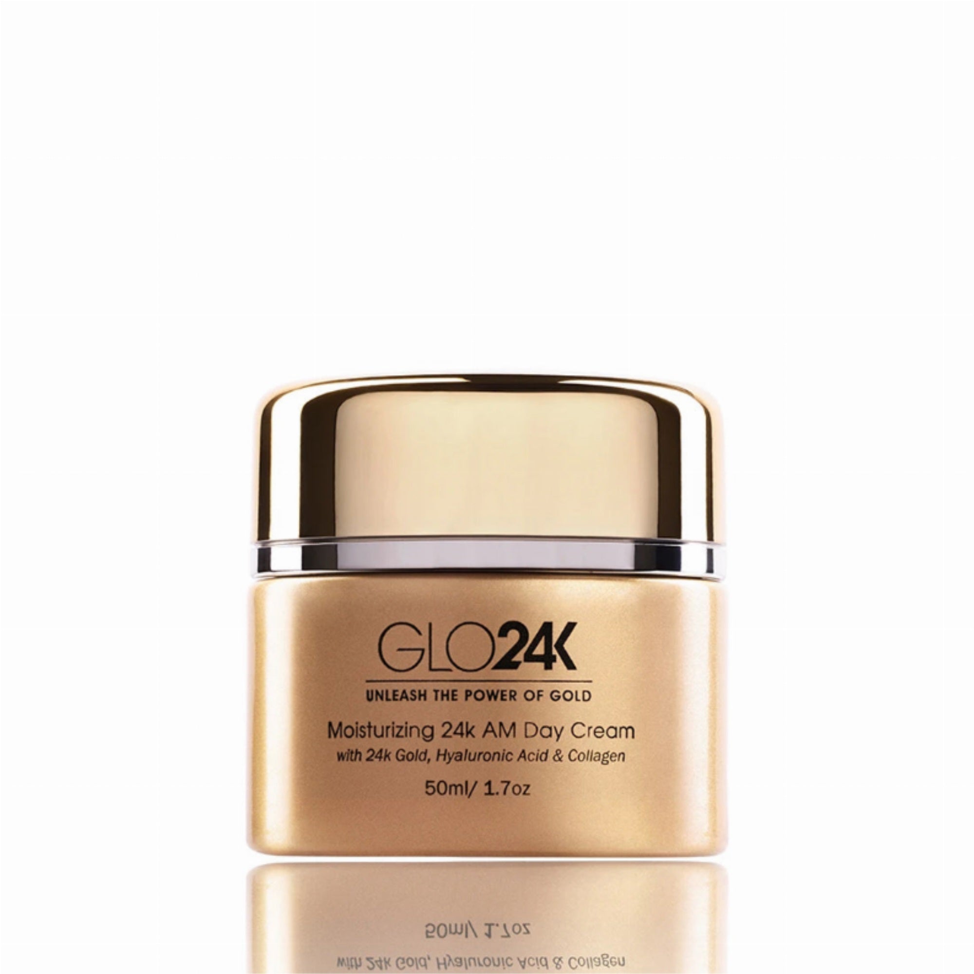 Moisturizing 24K Am Day Cream -With 24K Gold, Hyaluronic Acid & Collagen