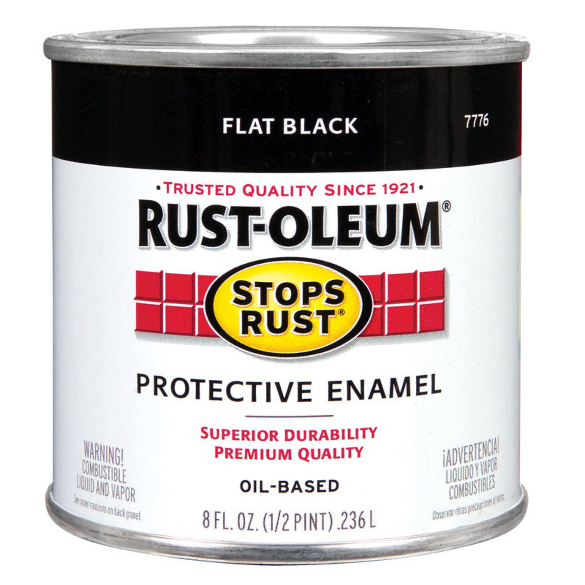 Paint.5Pt Flat Black R-O (Pack Of 6)