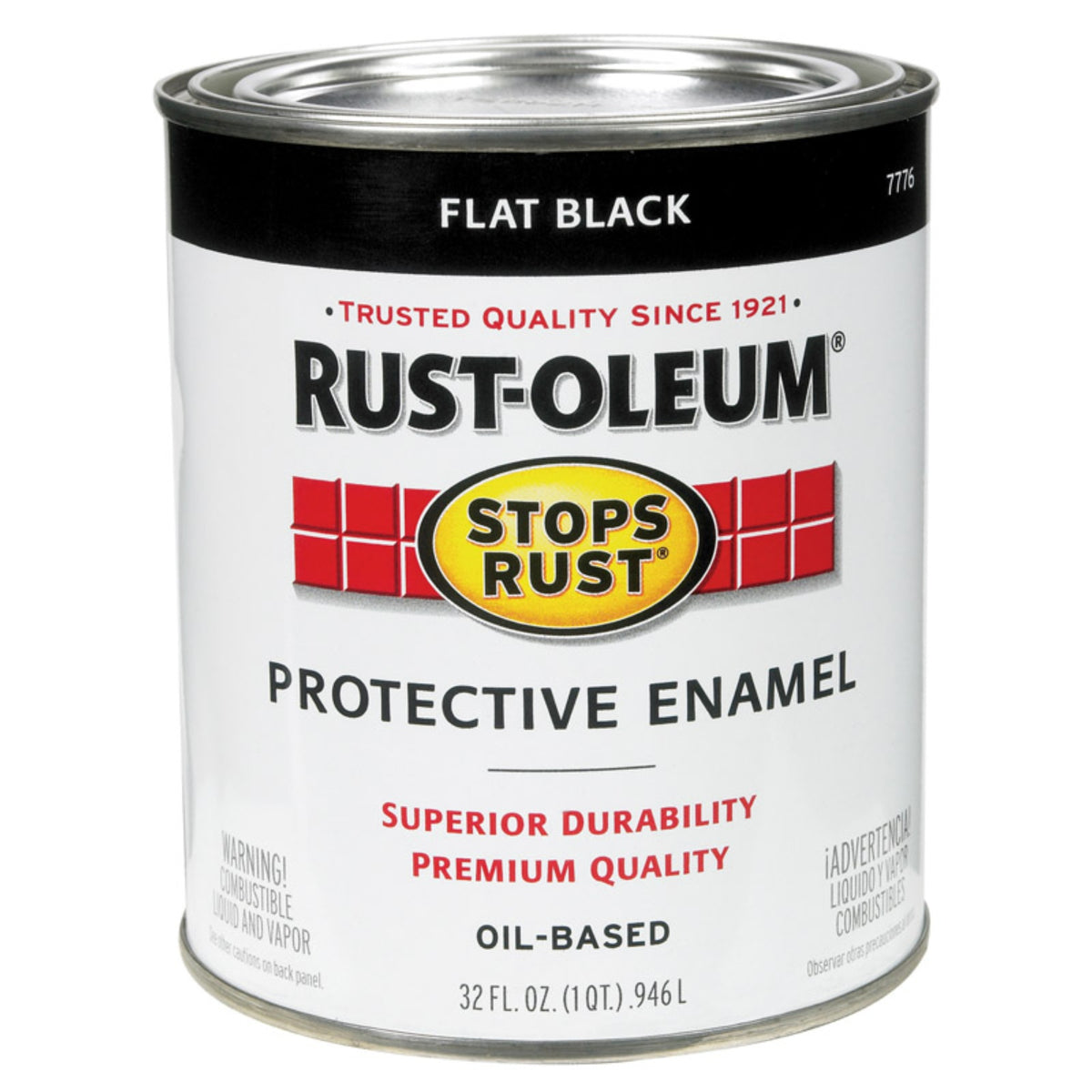 Paint Qt Flat Black R-O (Pack Of 2)
