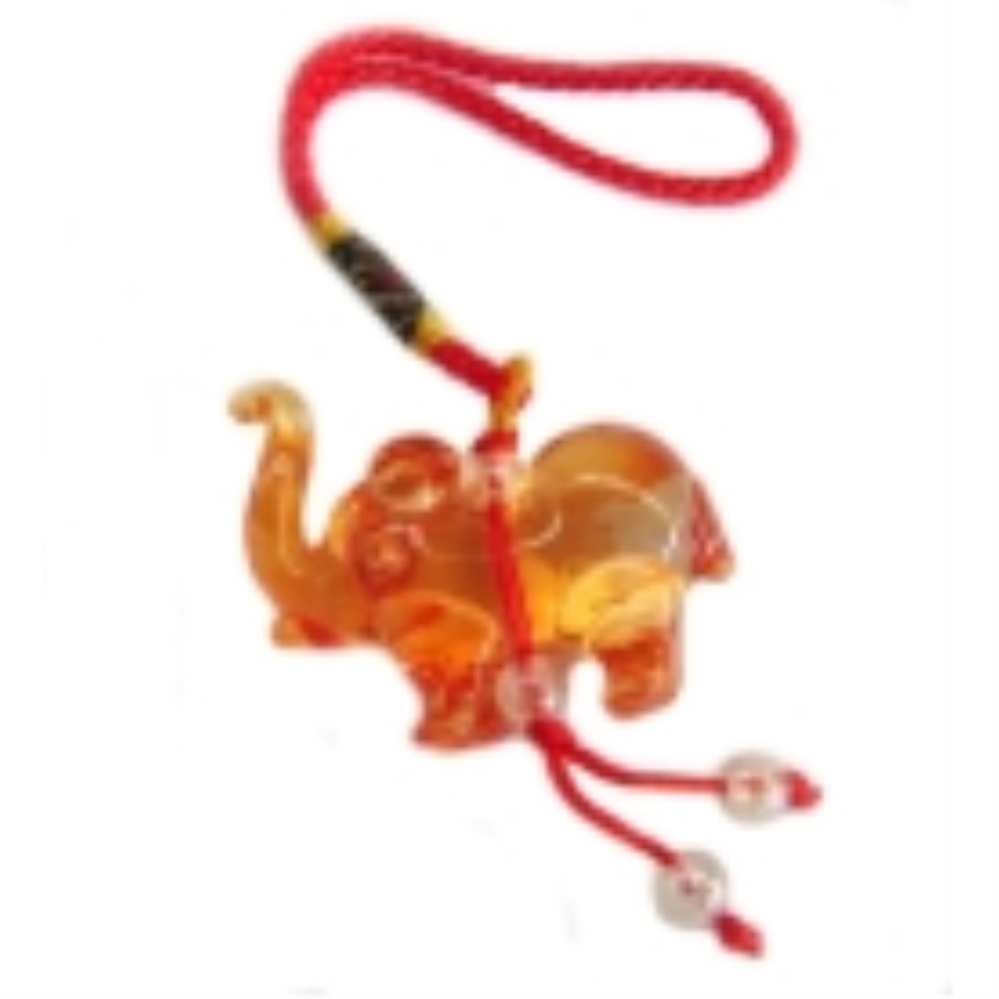 Orange Liuli Elephant Charm