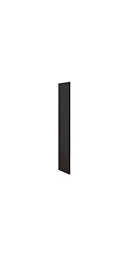 Casafoyer Side Panel - for 6 Feet High - 18 Inch Deep Designer Wood Locker - without Sloping Hood - Black - (Pack Of 2)