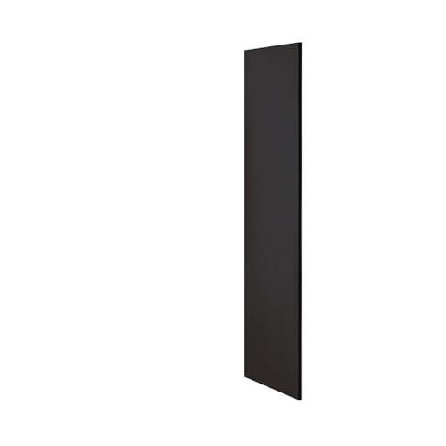Side Panel - for 5 Feet High - 21 Inch Deep Designer Wood Locker - without Sloping Hood - Black