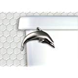 Casafoyer Dolphin Toilet Flush Handle-Front Mount in Satin Pewte - (Pack Of 2)