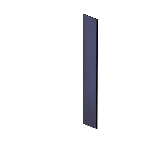 Side Panel - for 5 Feet High - 18 Inch Deep Designer Wood Locker - with Sloping Hood - Blue