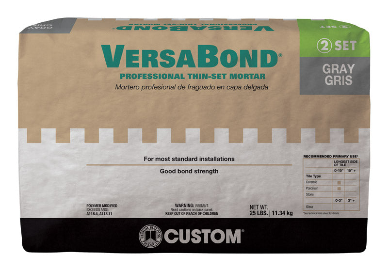 Mortar Versabond Gry 25#(Pack Of 1)