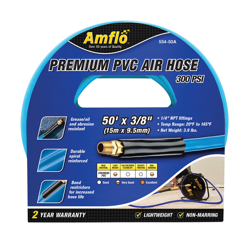 Hose Air 3/8X50' Blue (Pack Of 1)