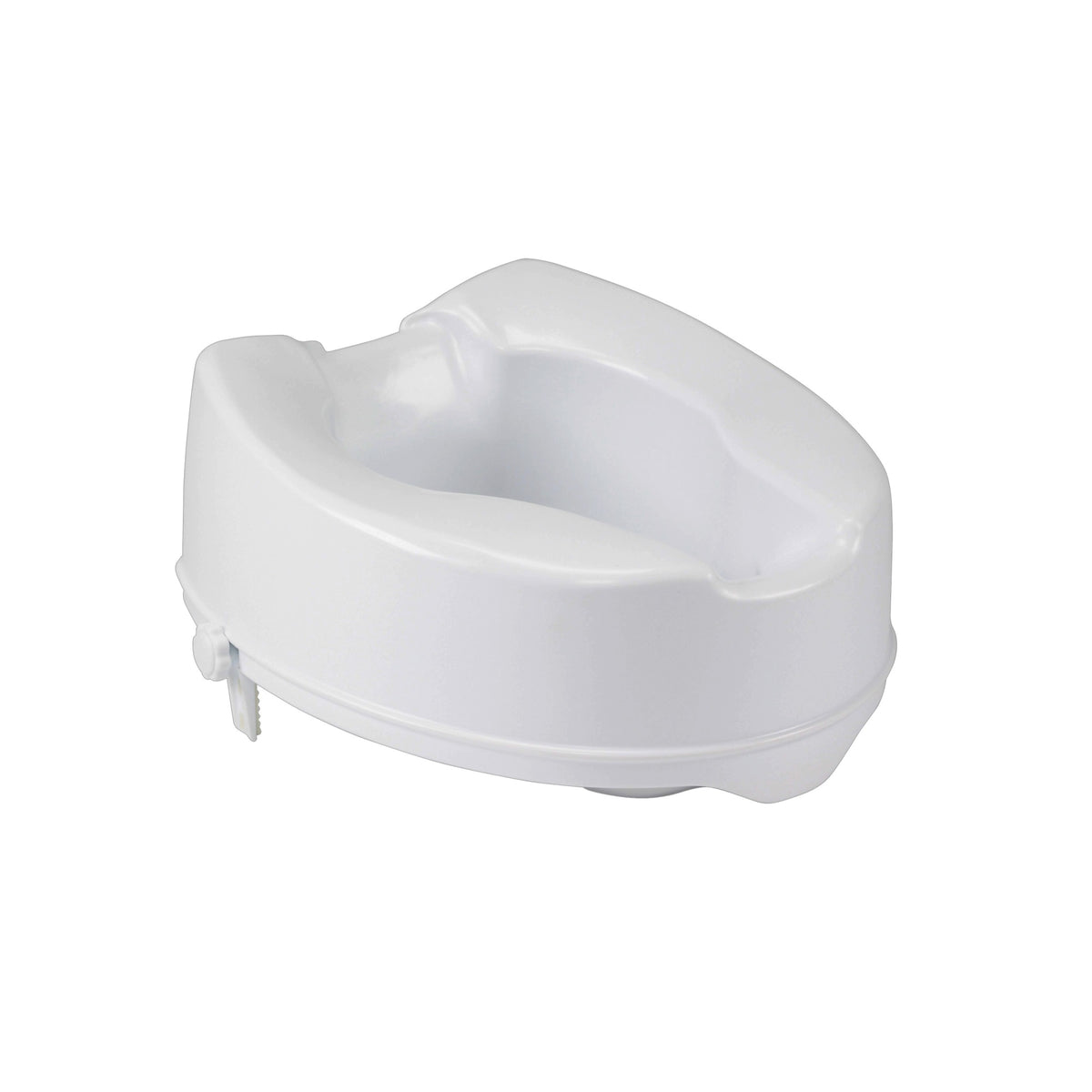 Drive Medical Raised Toilet Seat With Lock, White, 6