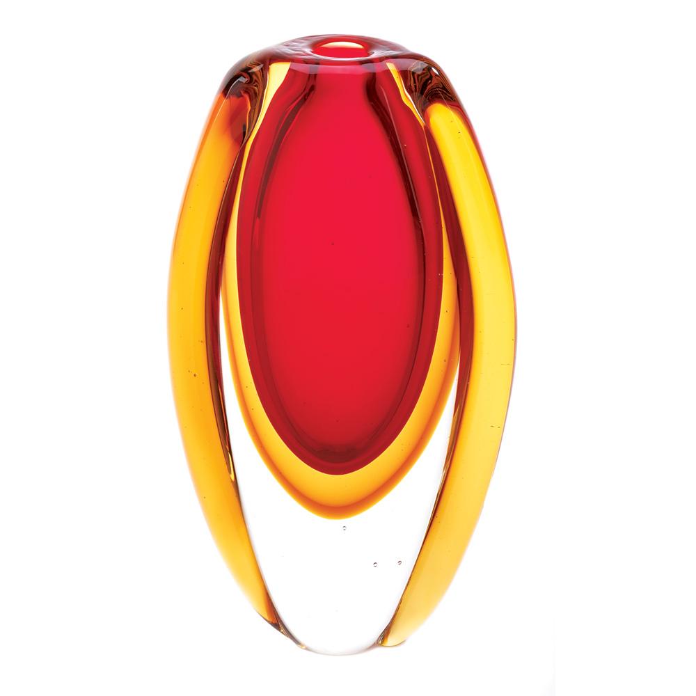 SUNFIRE GLASS VASE