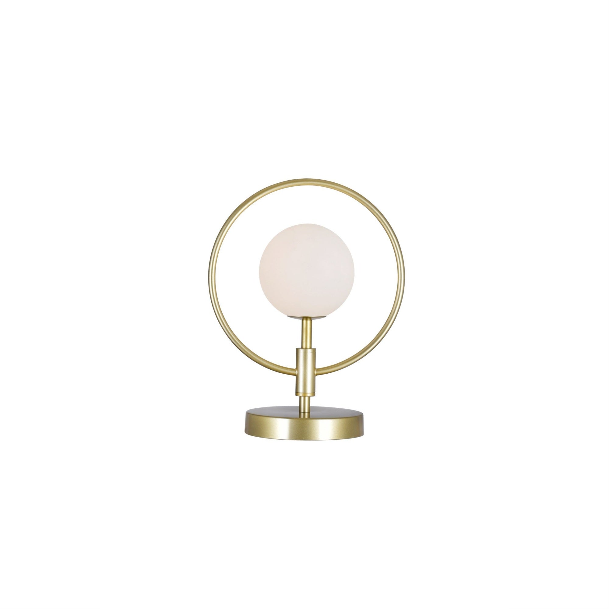 1 Light Lamp With Medallion Gold Finish