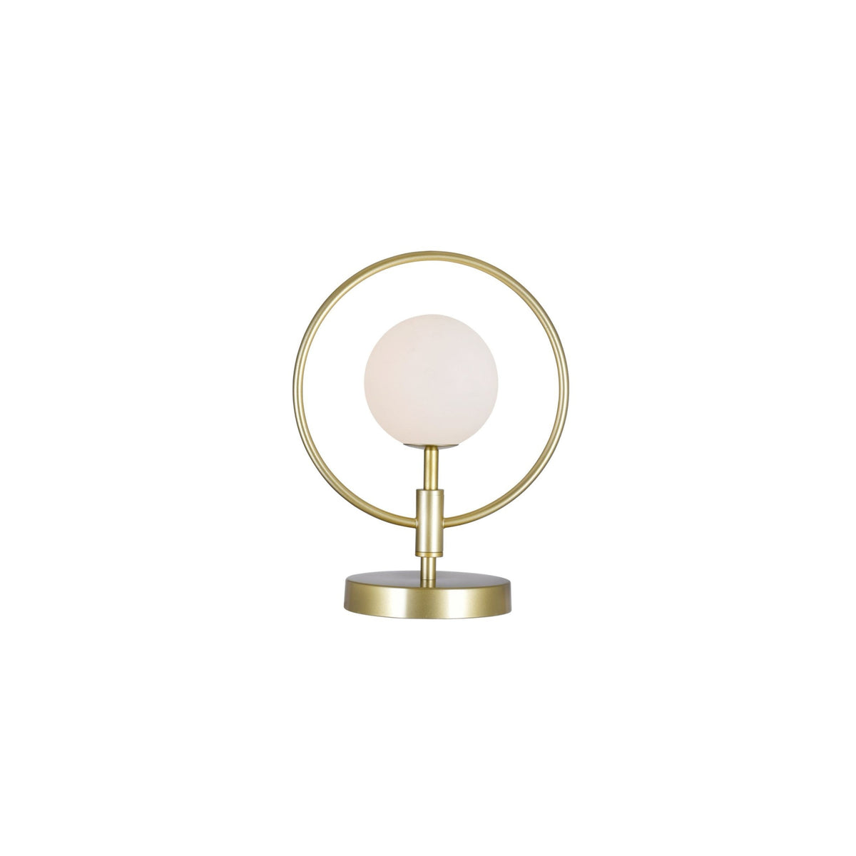 1 Light Lamp With Medallion Gold Finish