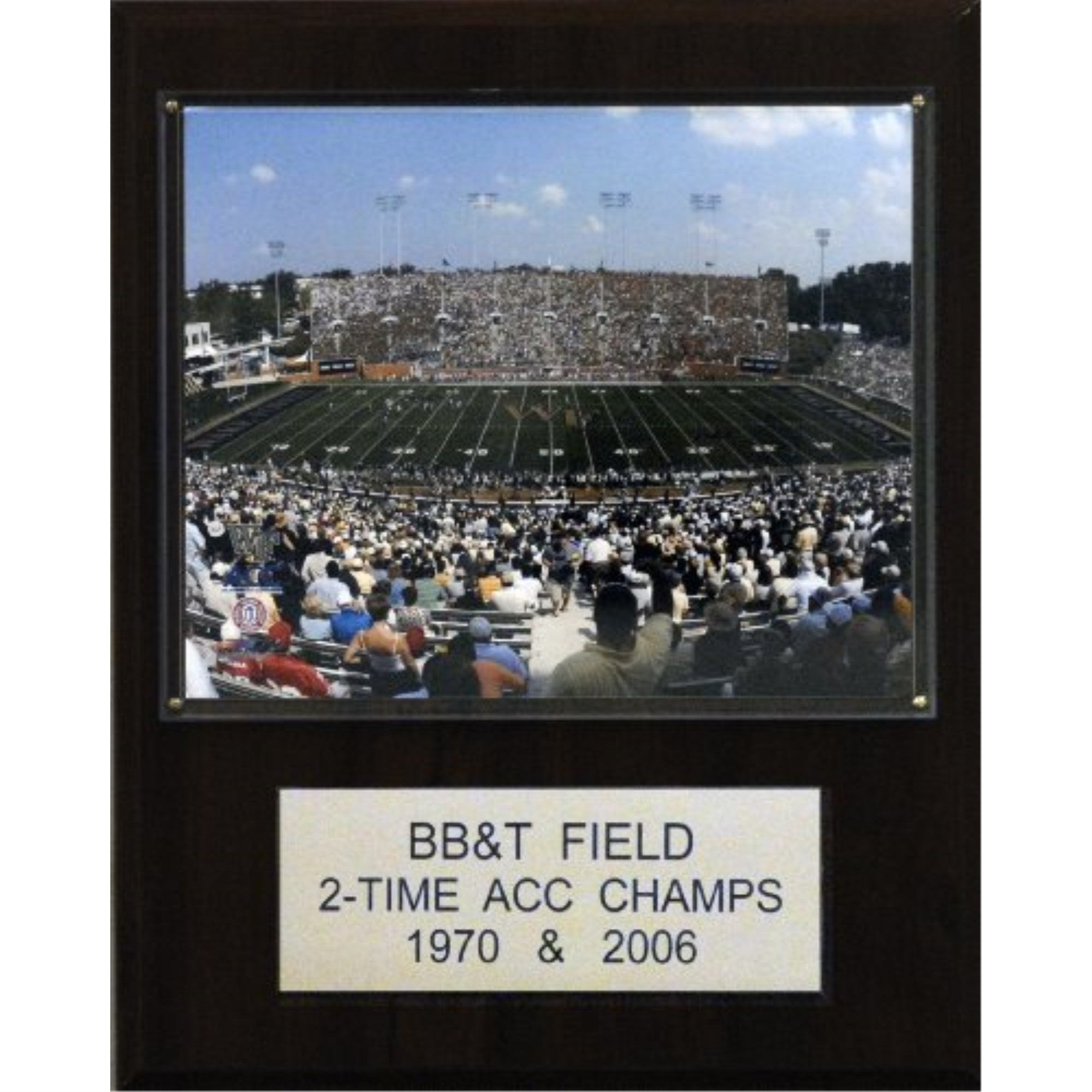 NCAA Football 12x15″ BB&T Field Stadium Plaque