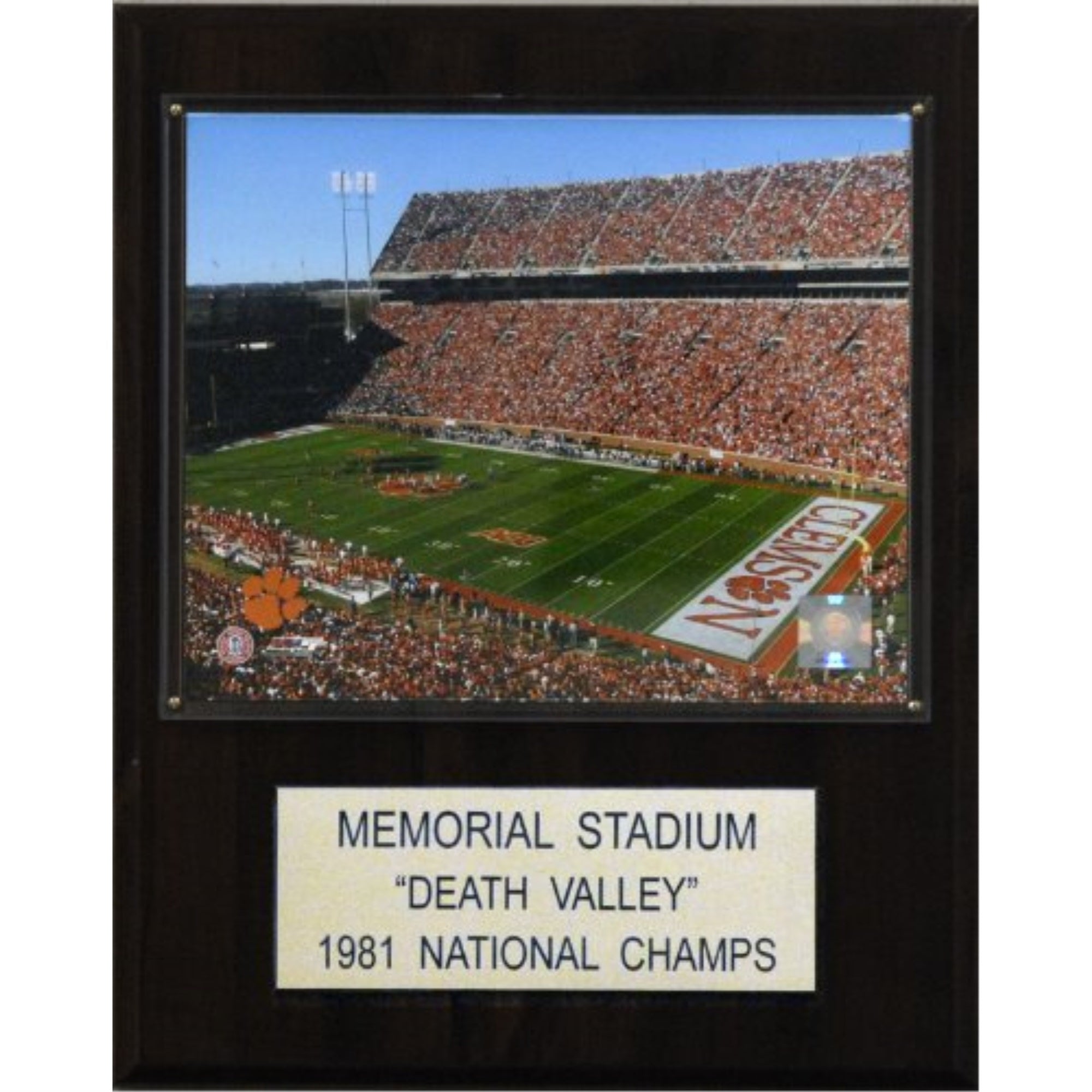 NCAA Football 12x15″ Memorial Stadium (Clemson) Stadium Plaque
