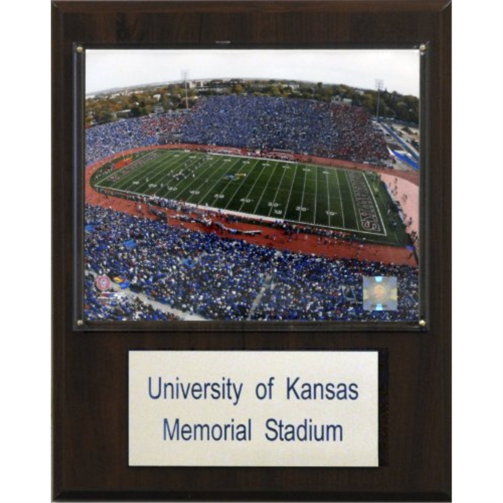 NCAA Football 12x15″ Memorial Stadium (Kansas) Stadium Plaque