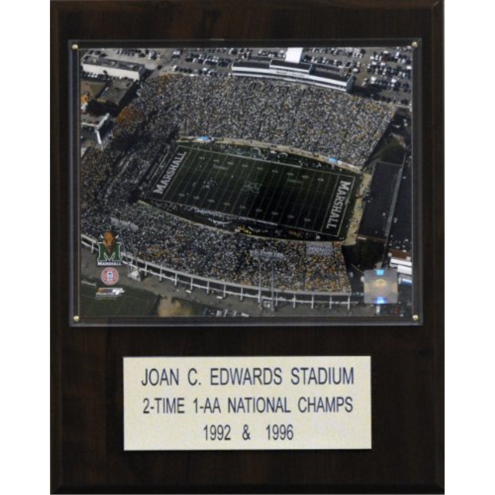 NCAA Football 12x15″ Joan C. Edwards Stadium Stadium Plaque