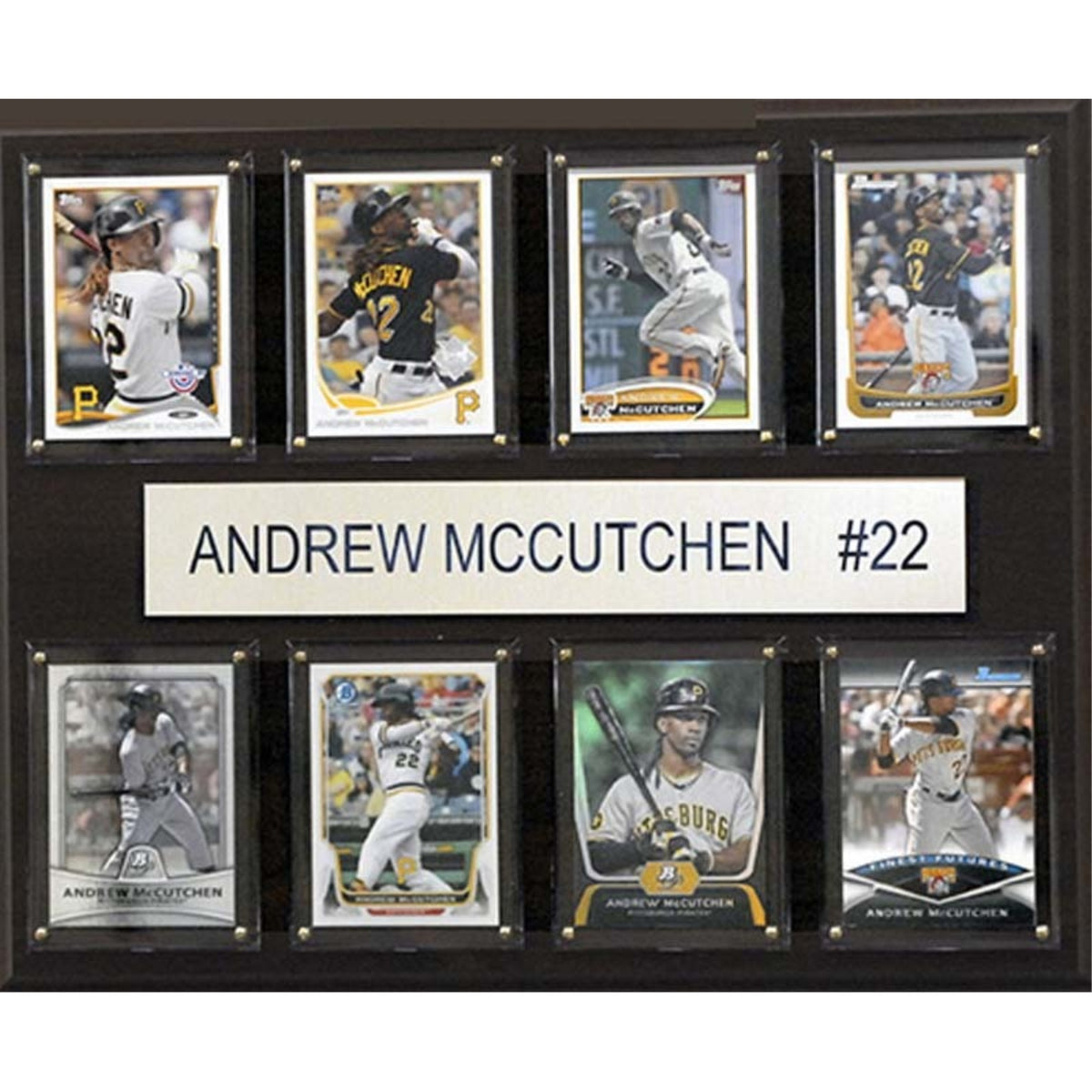 Mlb 12X15 Andrew Mccutchen Pittsburgh Pirates 8-Card Plaque