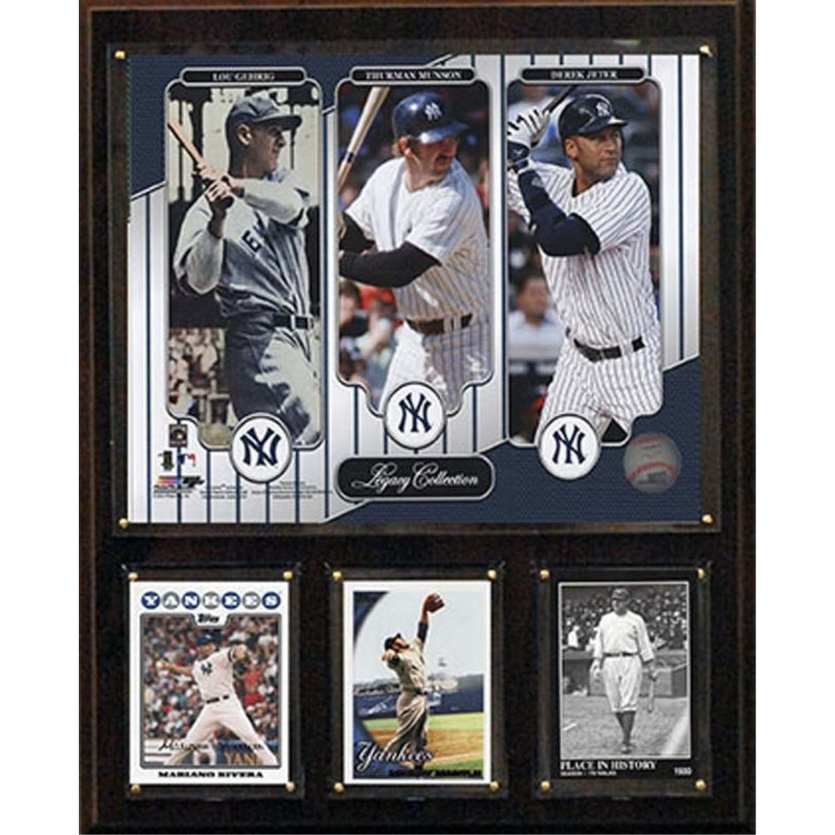 Mlb 12X15 Jeter-Gehrig-Munson New York Yankees Legacy Collection Plaque