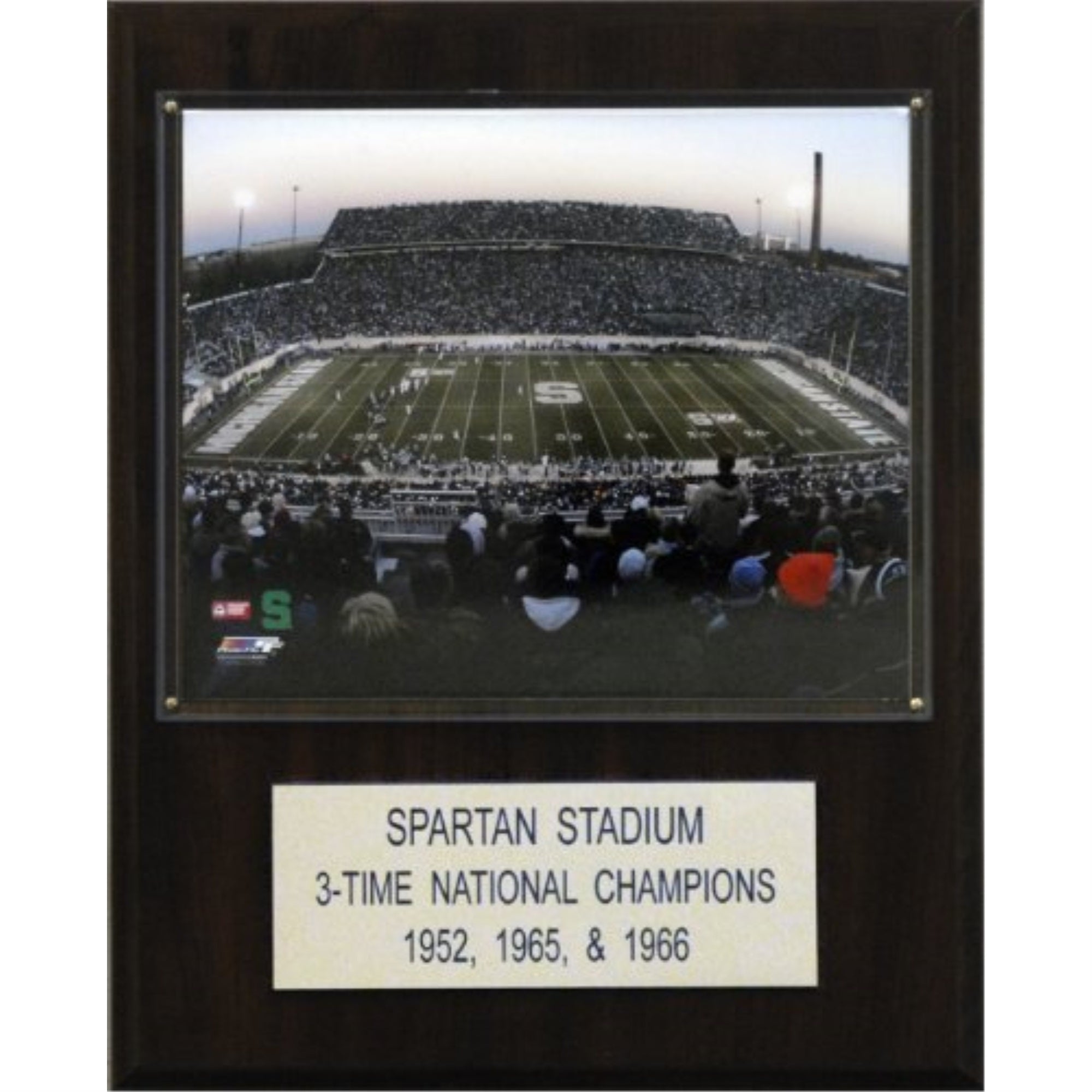 NCAA Football 12x15″ Spartan Stadium Stadium Plaque