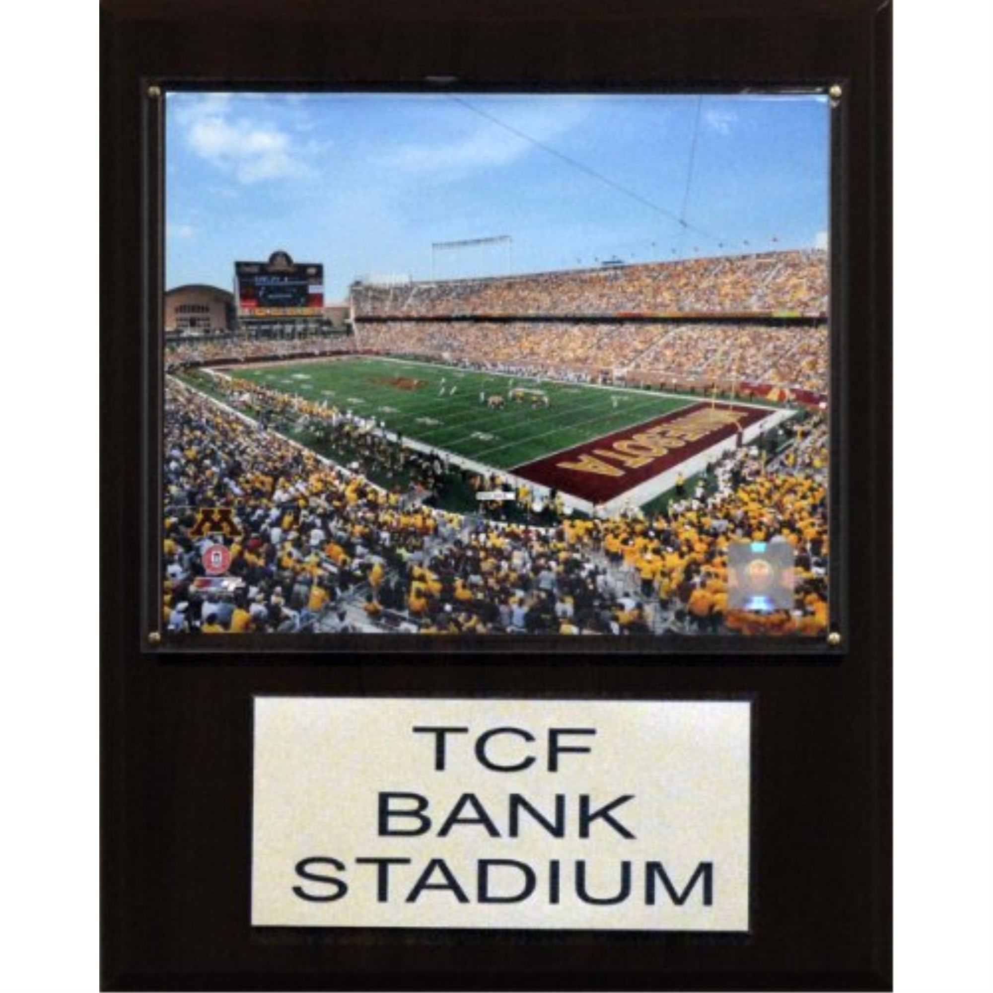 NCAA Football 12x15″ TCF Bank Stadium Stadium Plaque