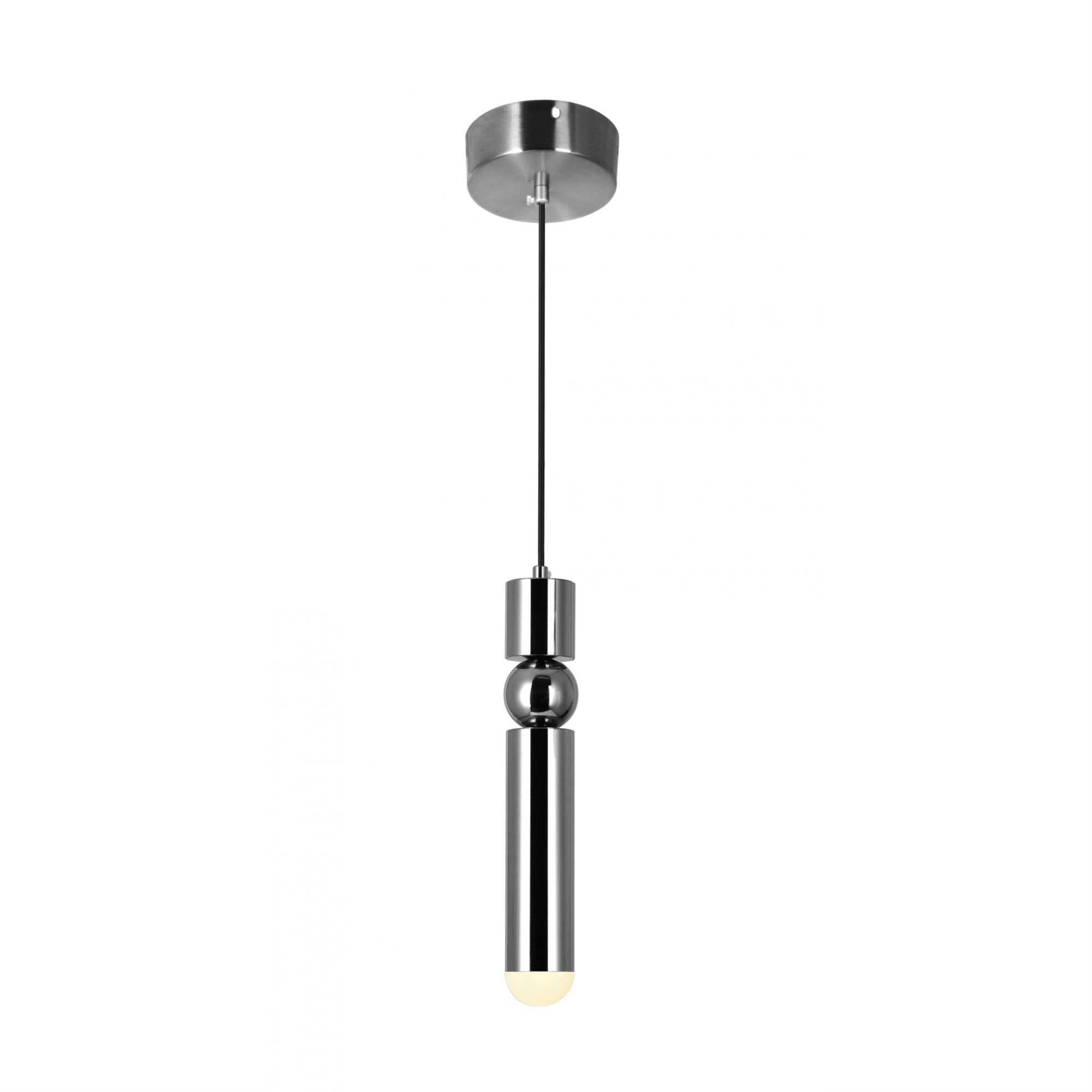 Led Mini Pendant With Polished Nickel Finish