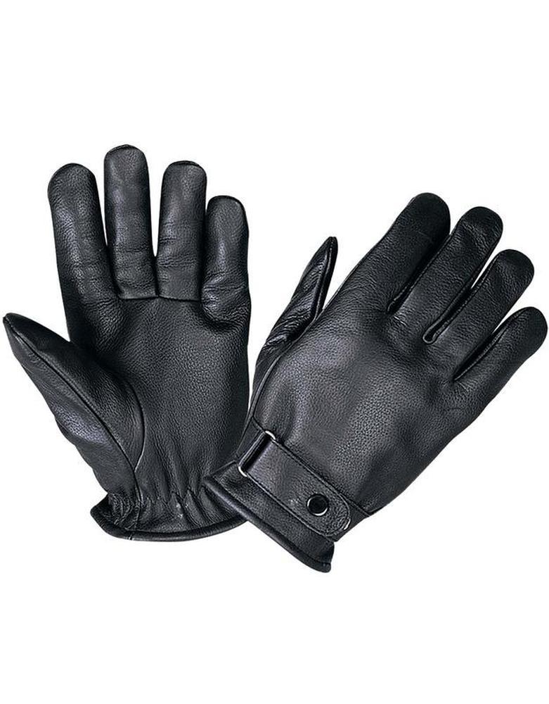 Men's Full Finger Leather Gloves,Black,Size - 5XL