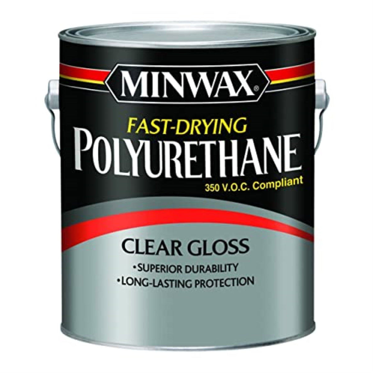 1229566 Poly Fast Dry Gls Gl Minwax Fast-Drying Polyurethane Gloss Clear Oil-Based Fast-Drying Polyurethane 1 Gal (Pack Of 2)