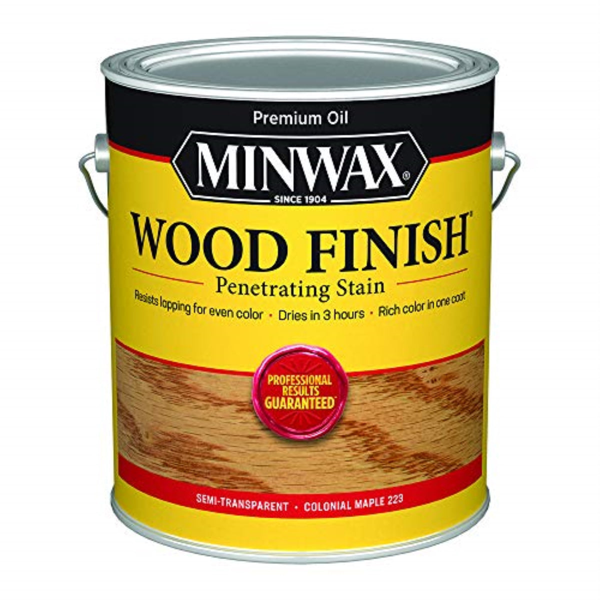 1233766 Minwax Stain Voc Glmaple Minwax Wood Finish 250 Voc Compliant Semi-Transparent Colonial Maple Oil-Based Penetrating Wood