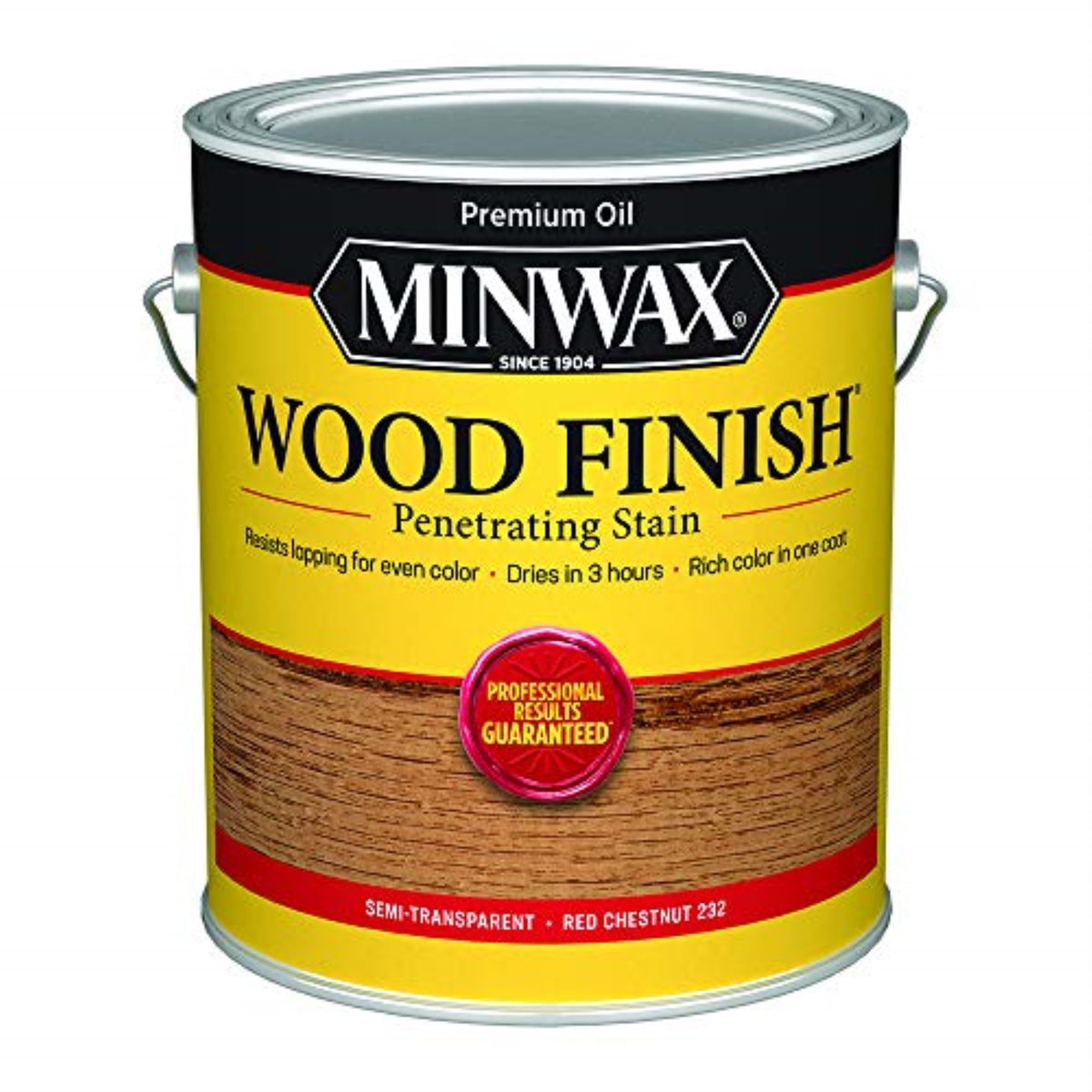 1238740 Minwax Stain Voc Glchsnt Minwax Wood Finish 250 Voc Compliant Semi-Transparent Red Chestnut Oil-Based Penetrating Wood S