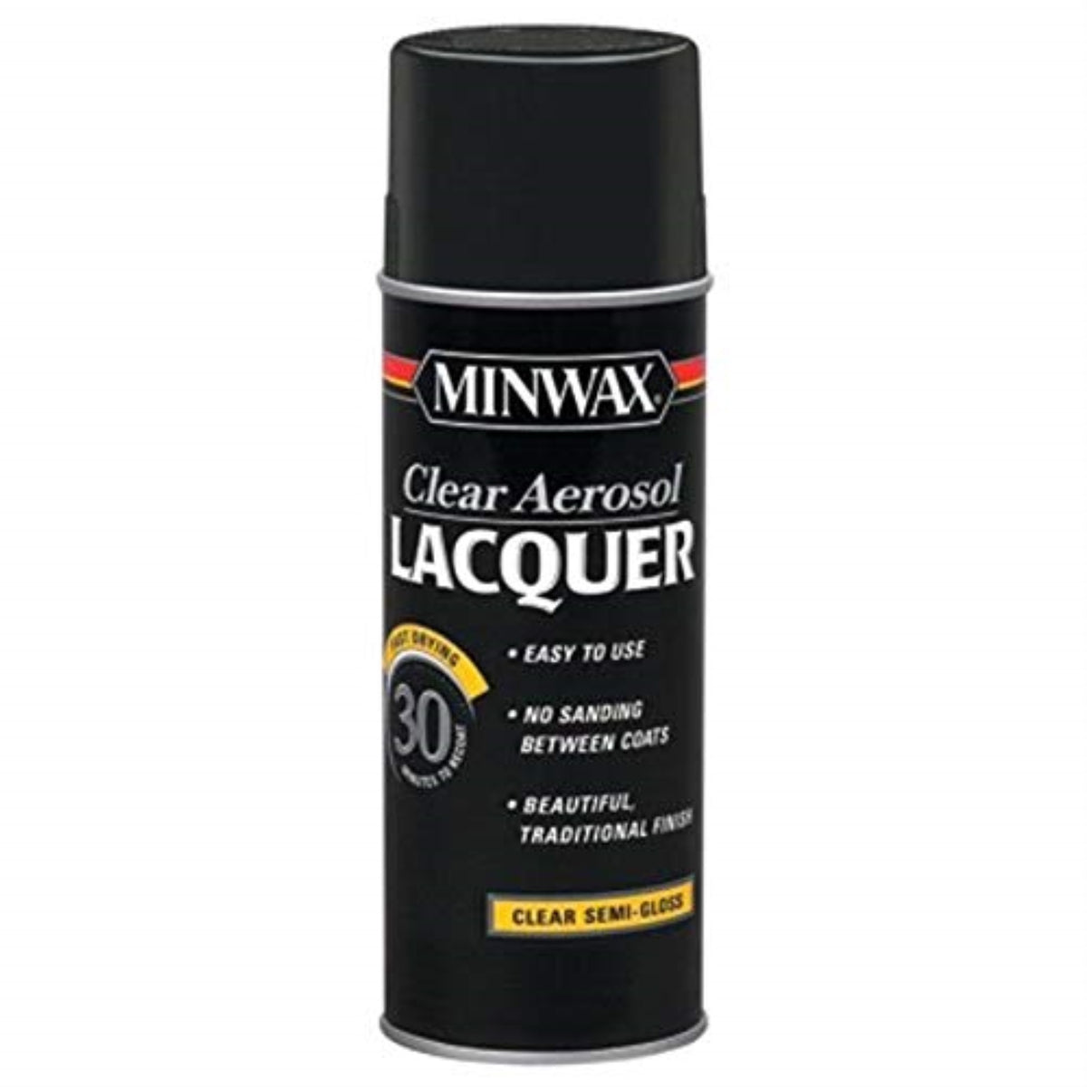 1239953 Minwx Lacqur Sg 12.25Oz Minwax Semi-Gloss Clear Oil-Based Brushing Lacquer 12.25 Oz (Pack Of 6)