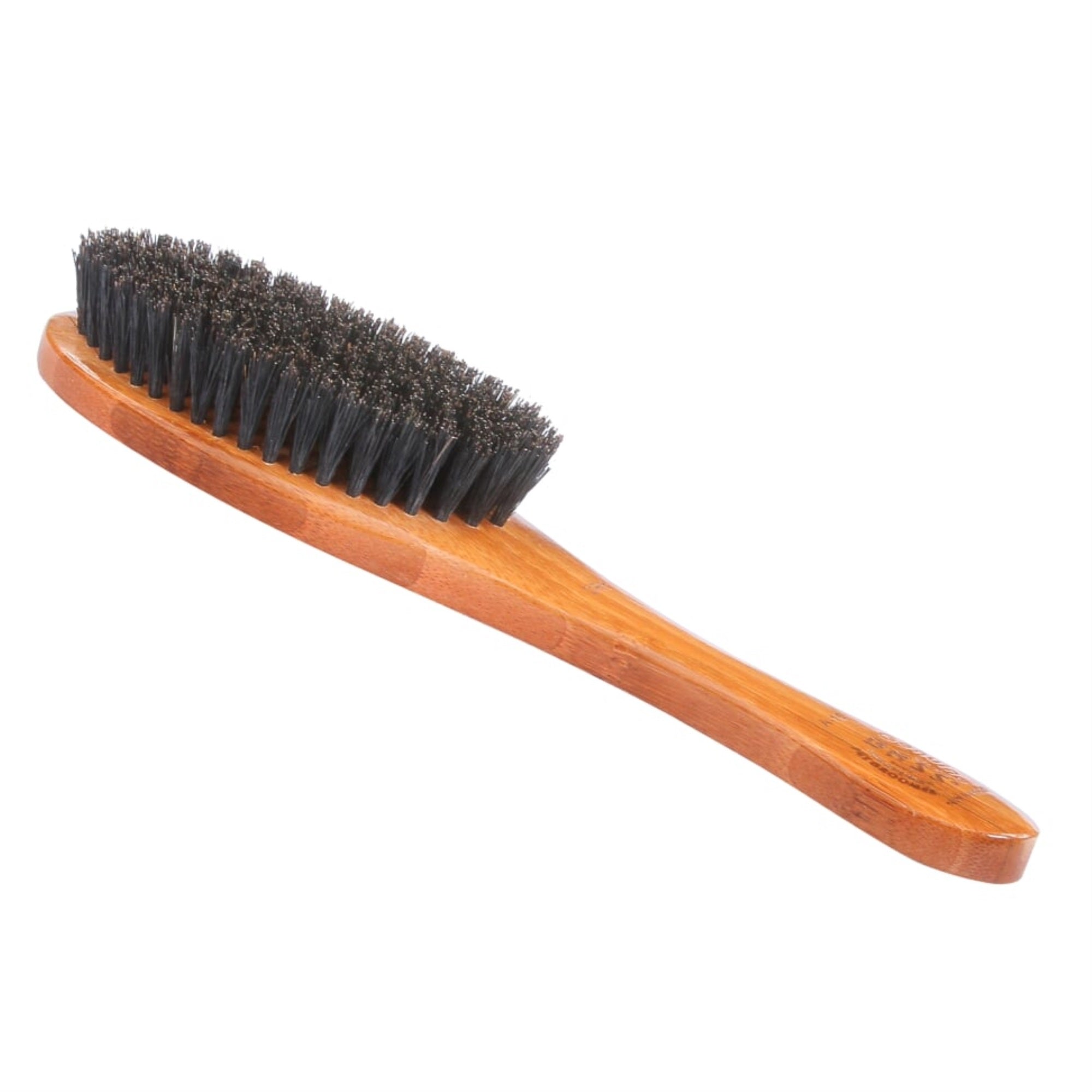 Bass Brushes- Shine & Condition Pet Brush (Full Oval/ Dark Finish)