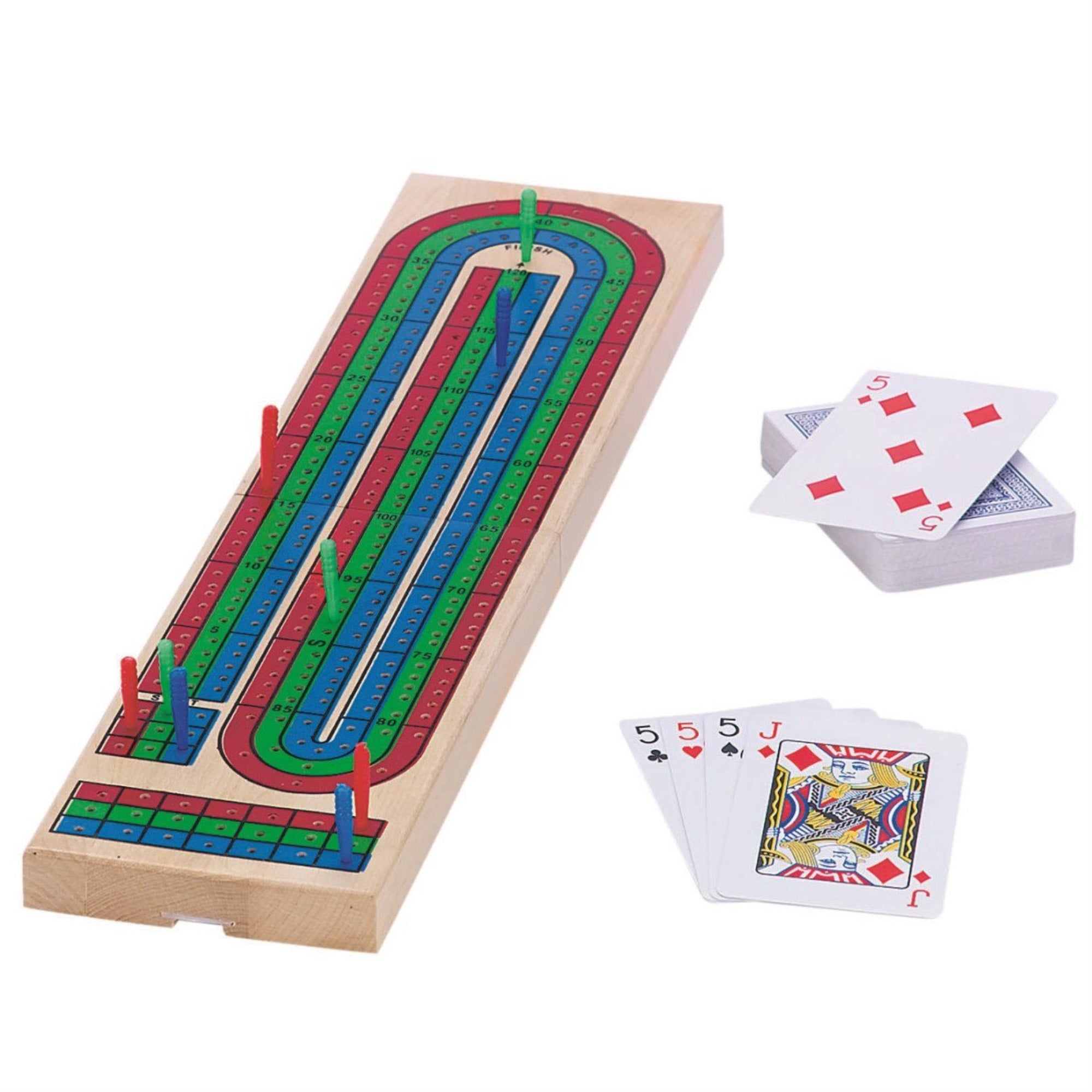 Wood Cribbage Game