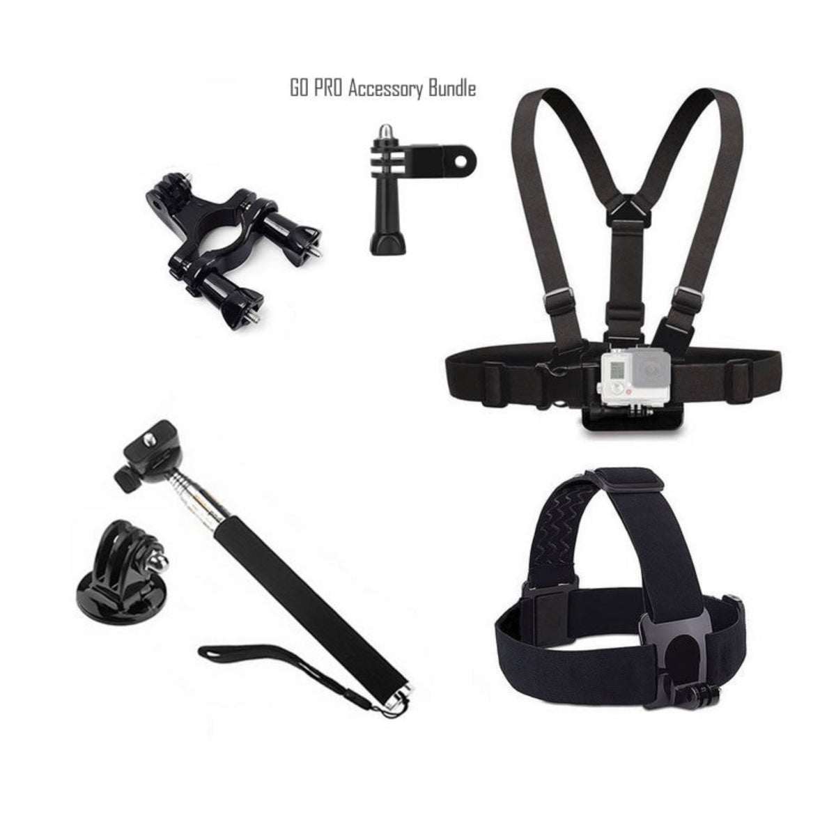 Go Pro Hd Camera Accessory 4 Piece Bundle For Hero